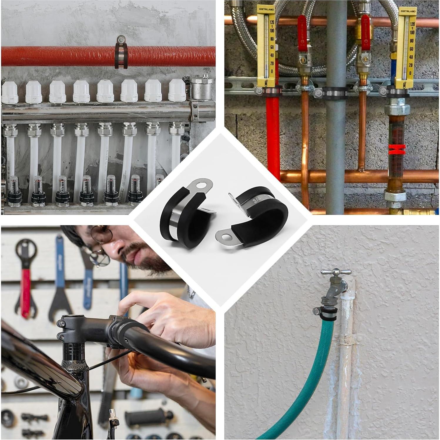 30 Abrazaderas de Cable 38mm Acero Inoxidable UCANVIN