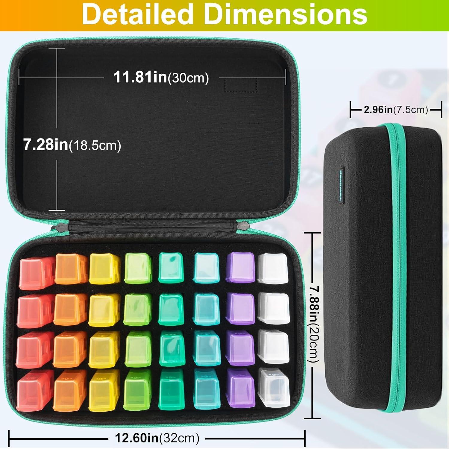 Organizador de Pastillas Mensual Yewltvep 32 Compartimentos 2 Veces al Día