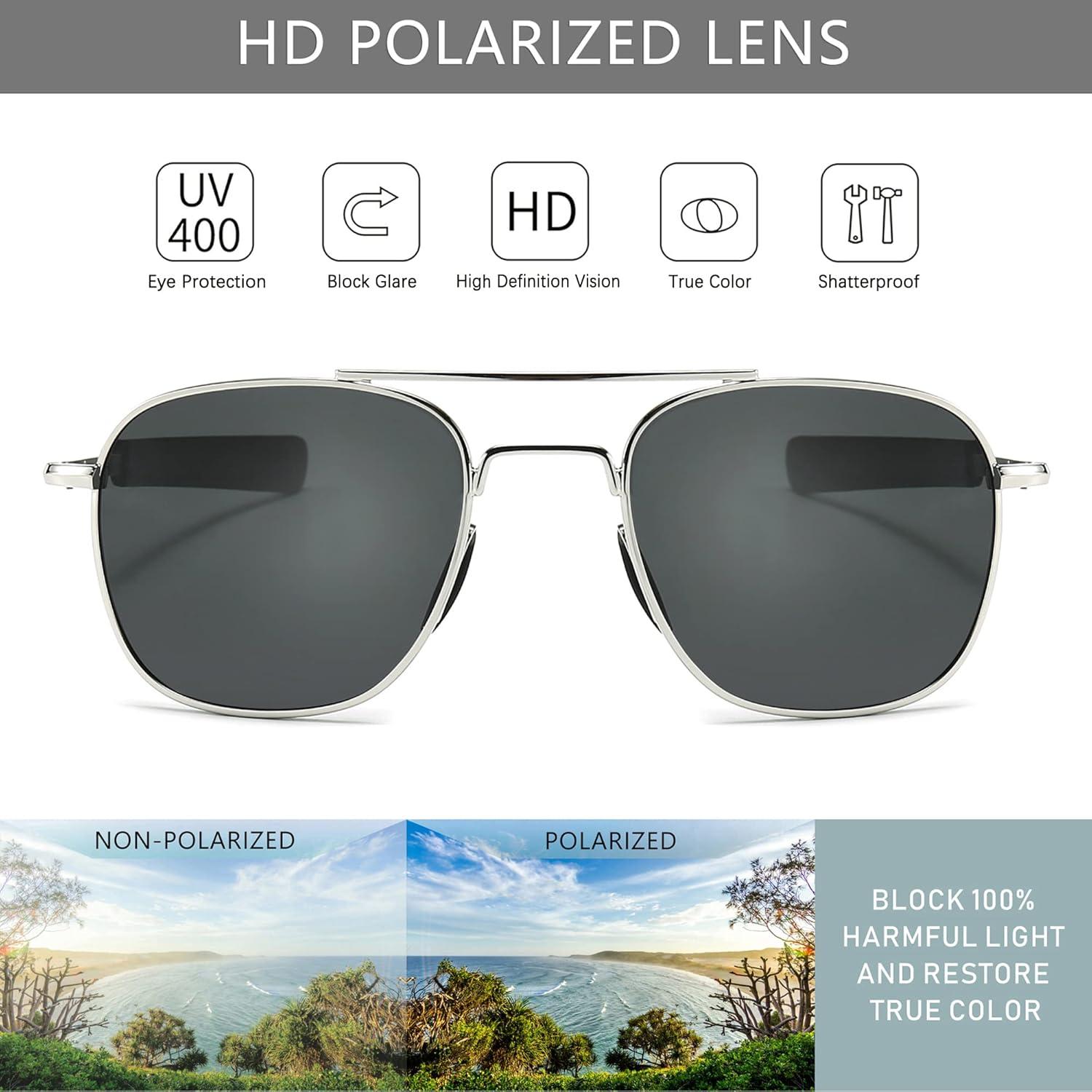 Gafas de Sol Piloto SUNGAIT con Lentes Polarizados