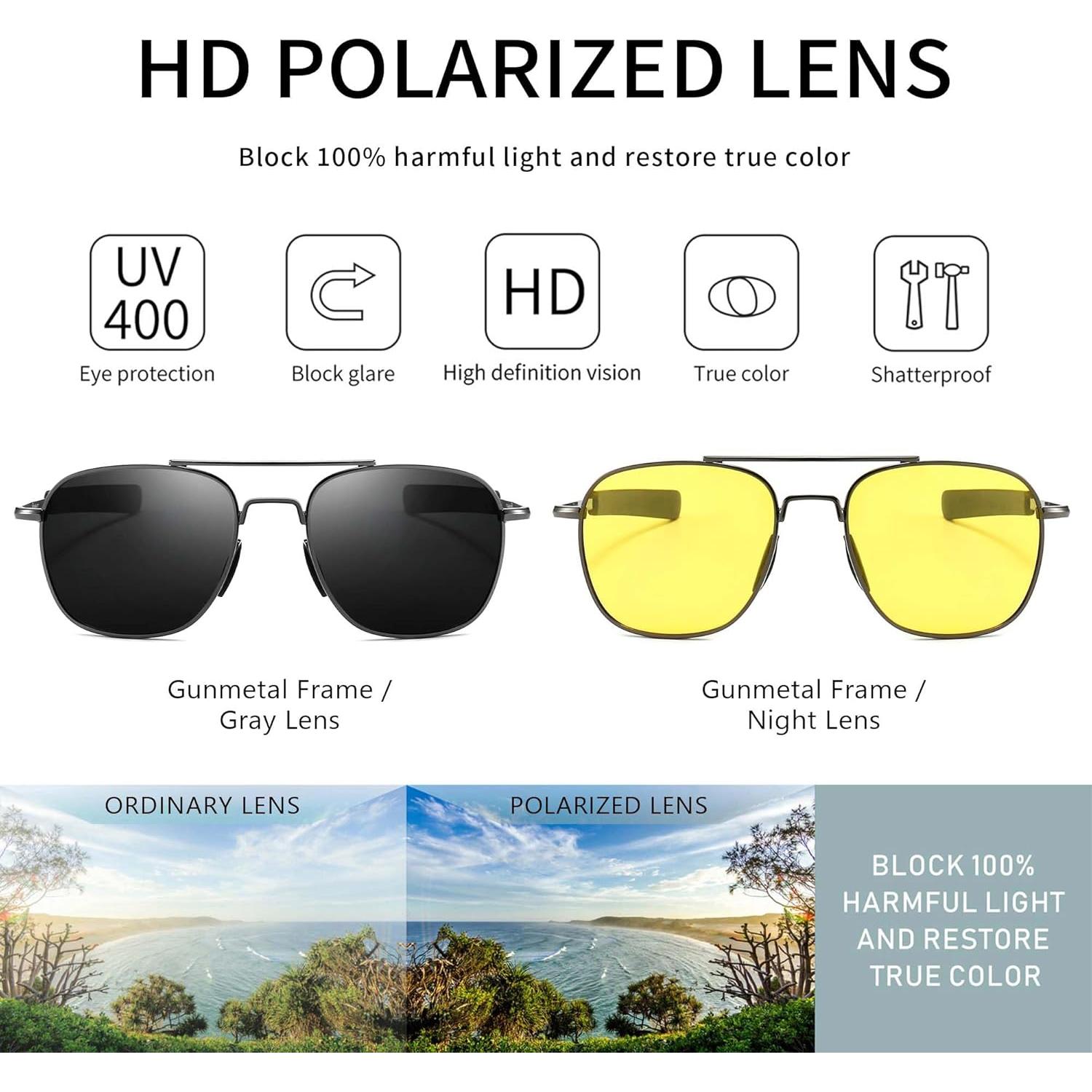 Gafas de Sol Militar SUNGAIT con Lentes Polarizados