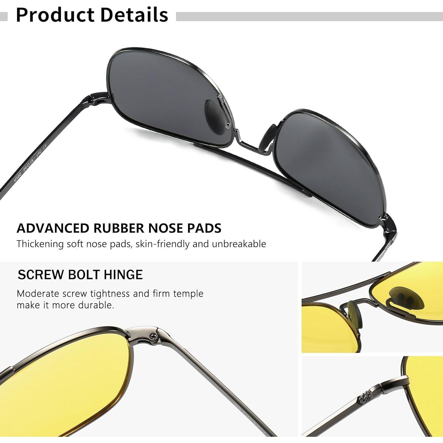 Gafas de Sol Militar SUNGAIT con Lentes Polarizados