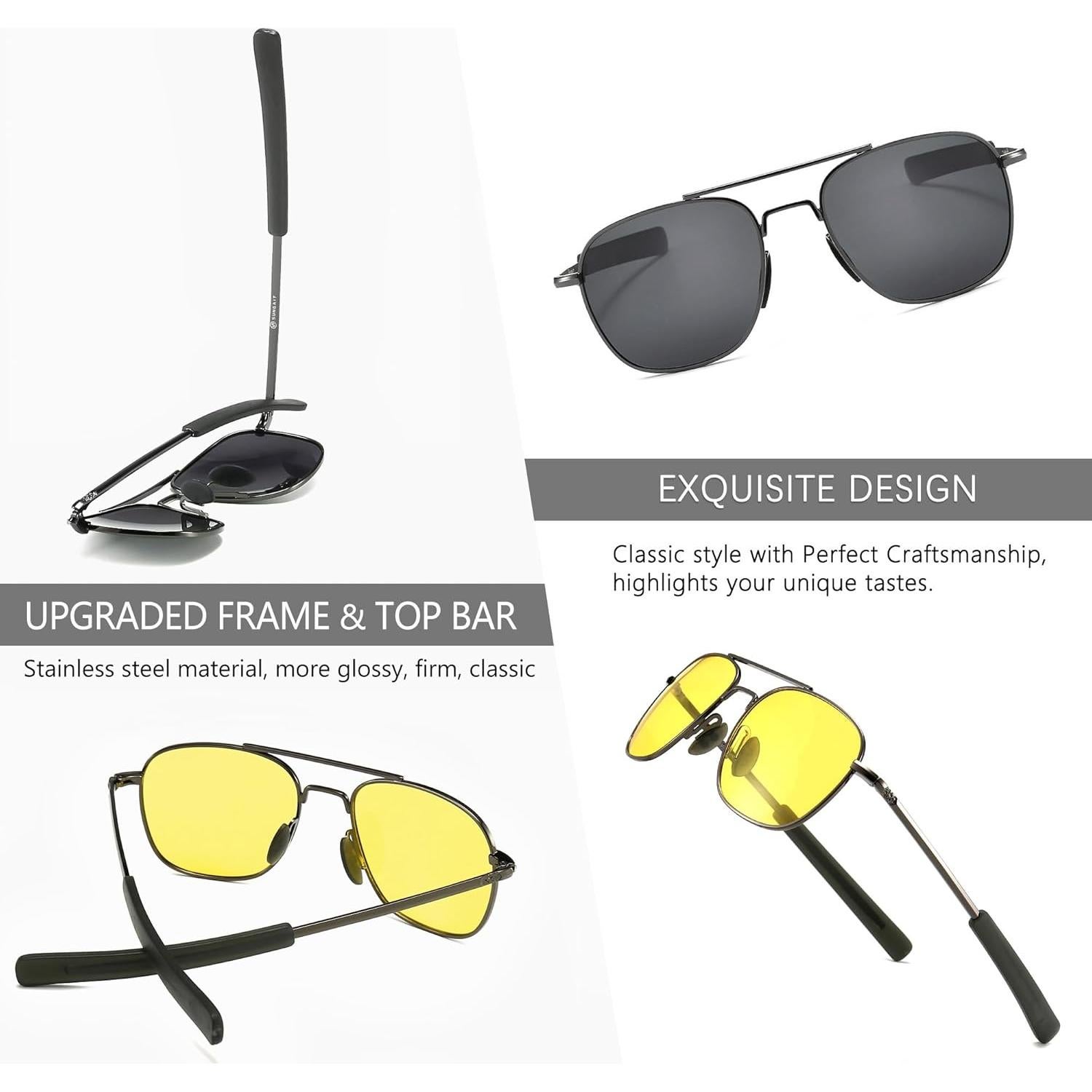 Gafas de Sol Militar SUNGAIT con Lentes Polarizados