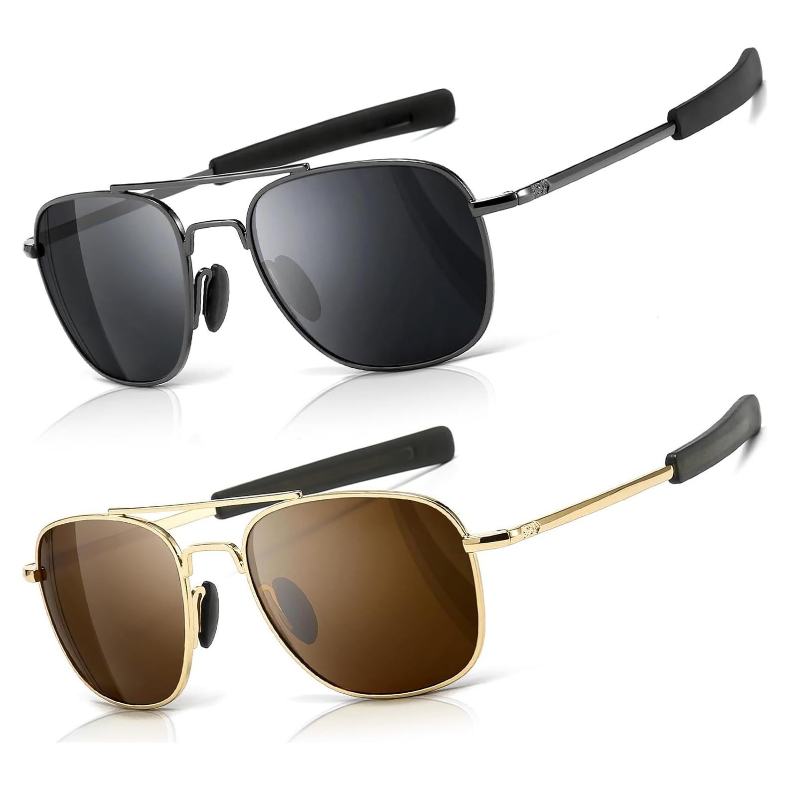 Gafas de sol piloto SUNGAIT polarizadas para hombres