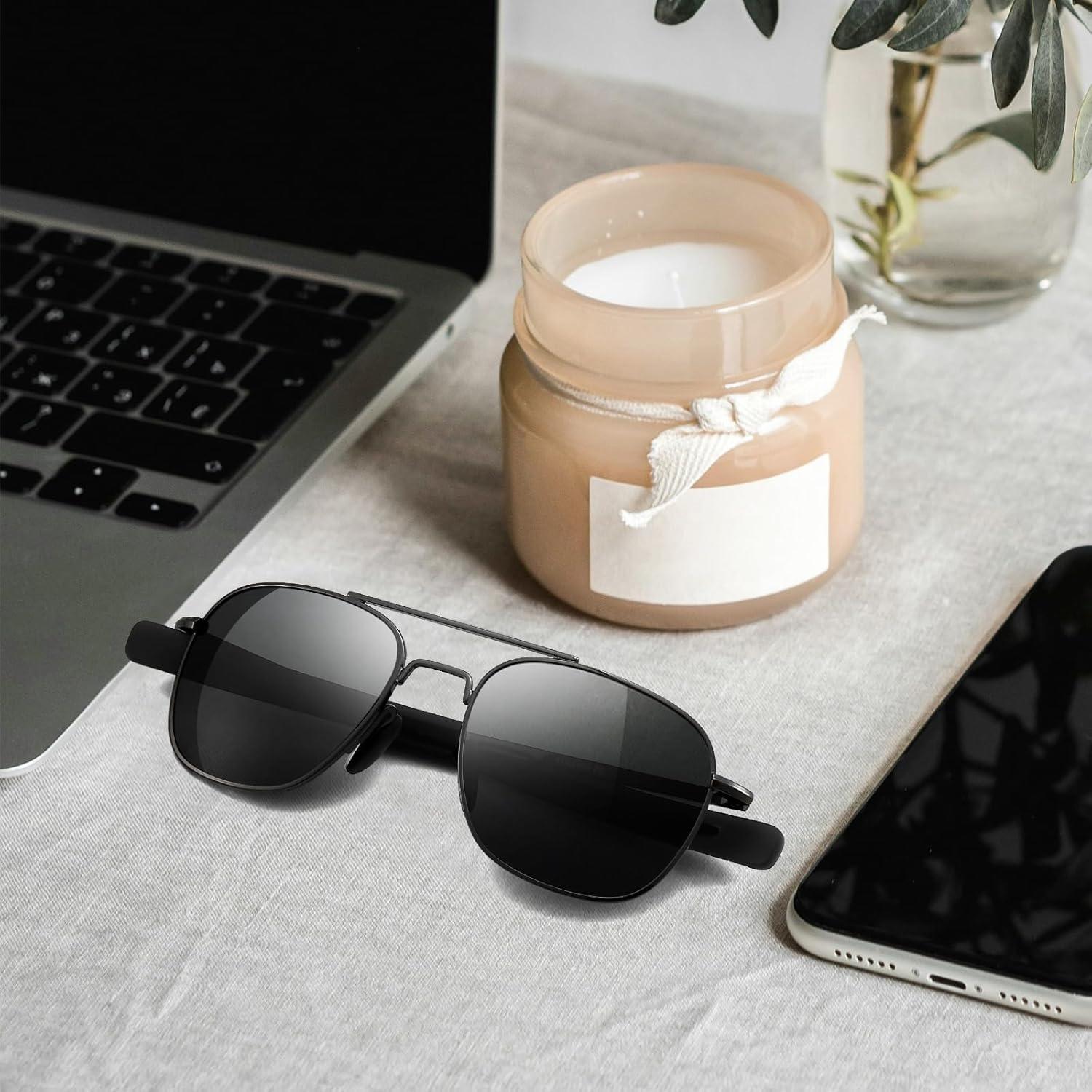 Gafas de sol piloto SUNGAIT con lentes polarizados y patillas