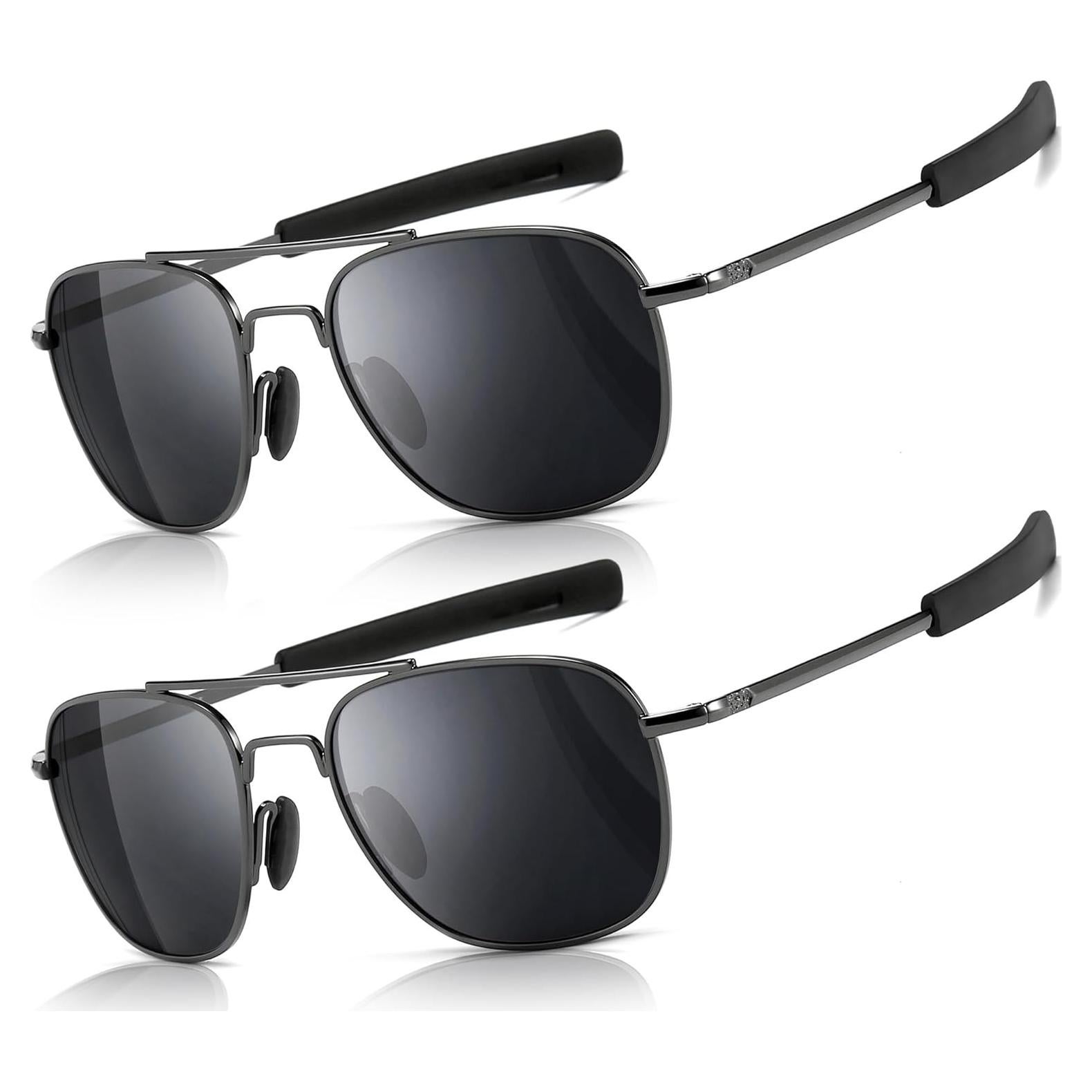 Gafas de sol piloto SUNGAIT polarizadas para hombres