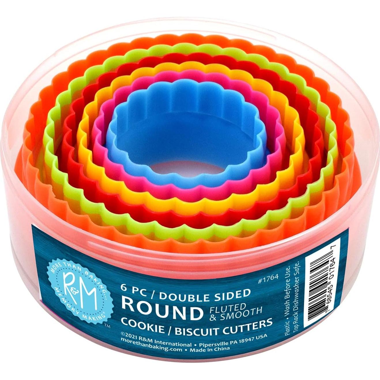 Juego de 6 Cortadores de Galletas R&M Internacional Redondos