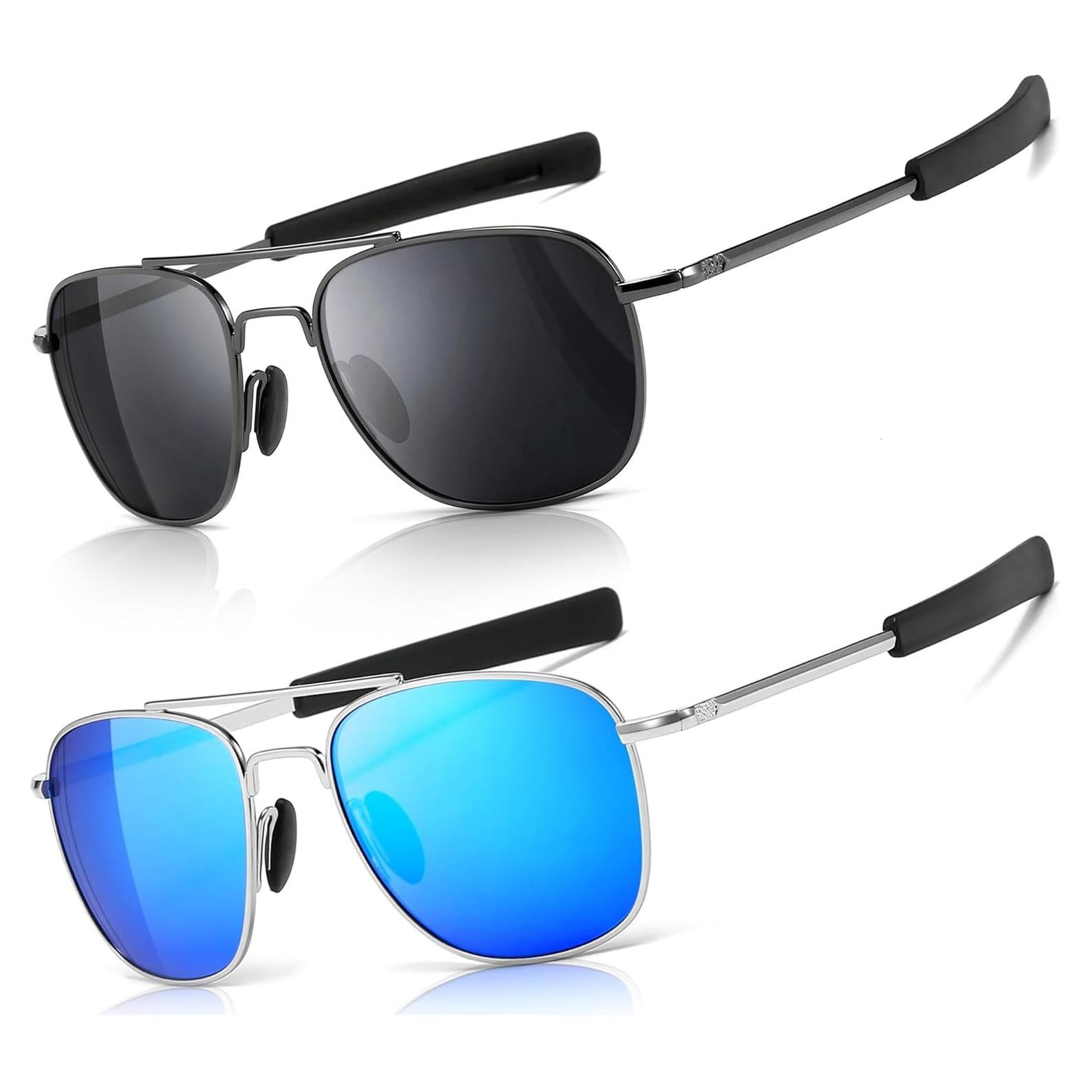 Gafas de Sol Piloto SUNGAIT con Lentes Polarizados y Patillas