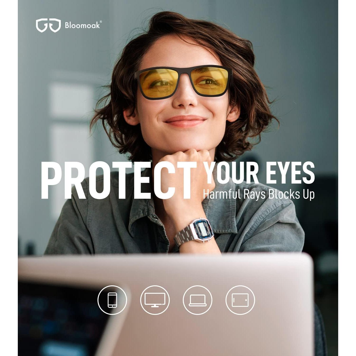 Gafas Bloomoak Antirreflejo Luz Azul Amarillo - Juegos