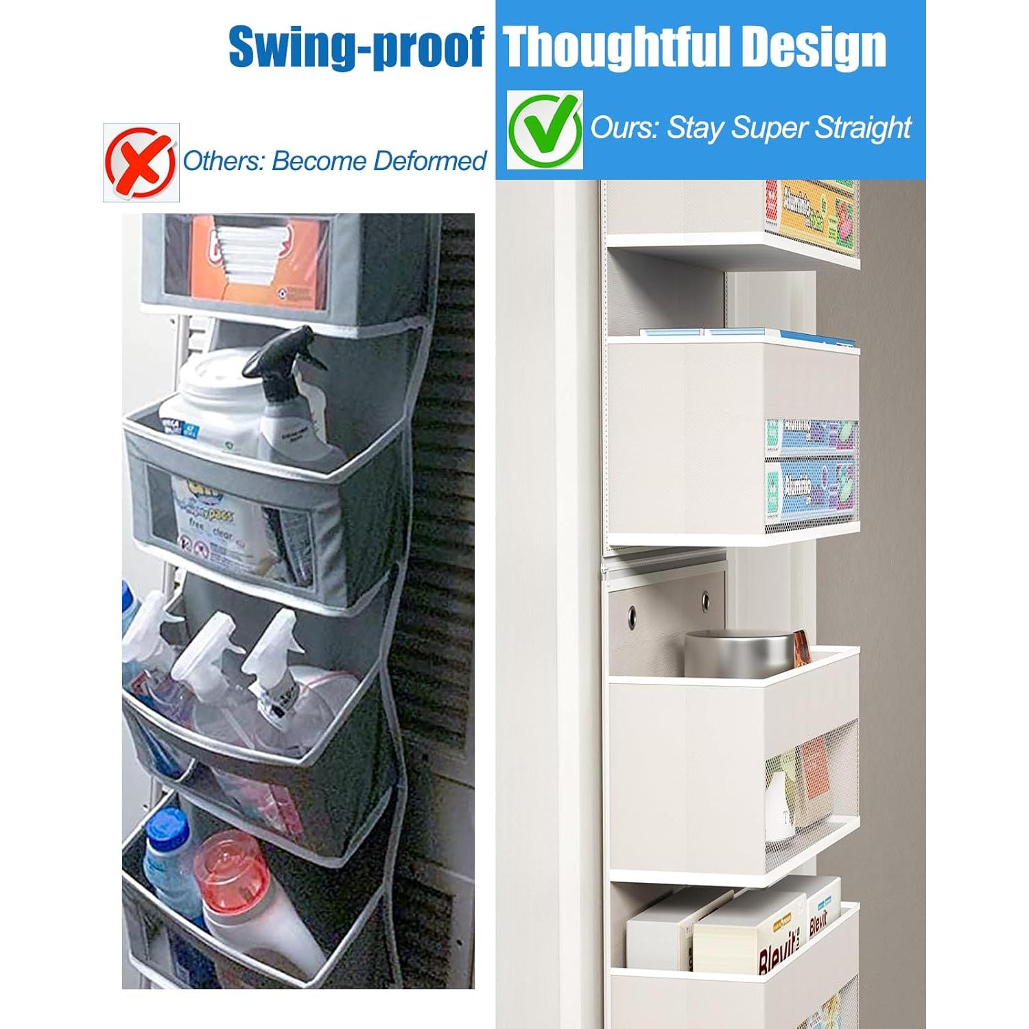 Organizador de Closet Hioya 6 Estantes Beige Montaje en Pared