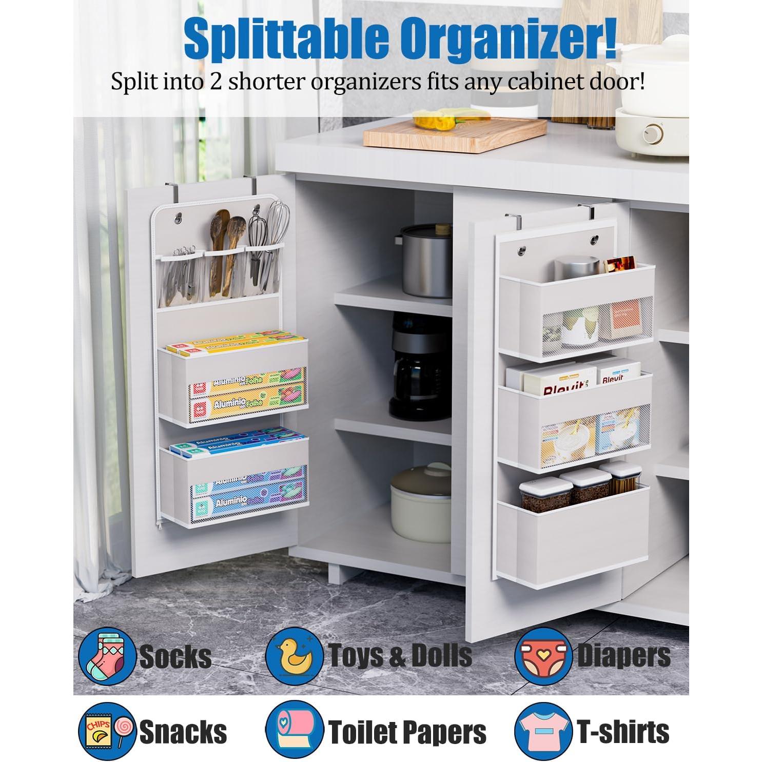 Organizador de Closet Hioya 6 Estantes Beige Montaje en Pared