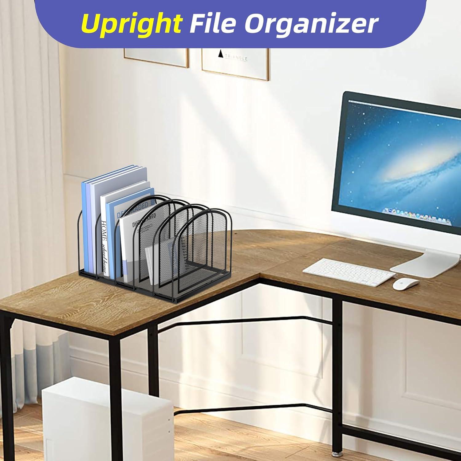 Organizador de Archivos SUPEASY de 5 Secciones Negro