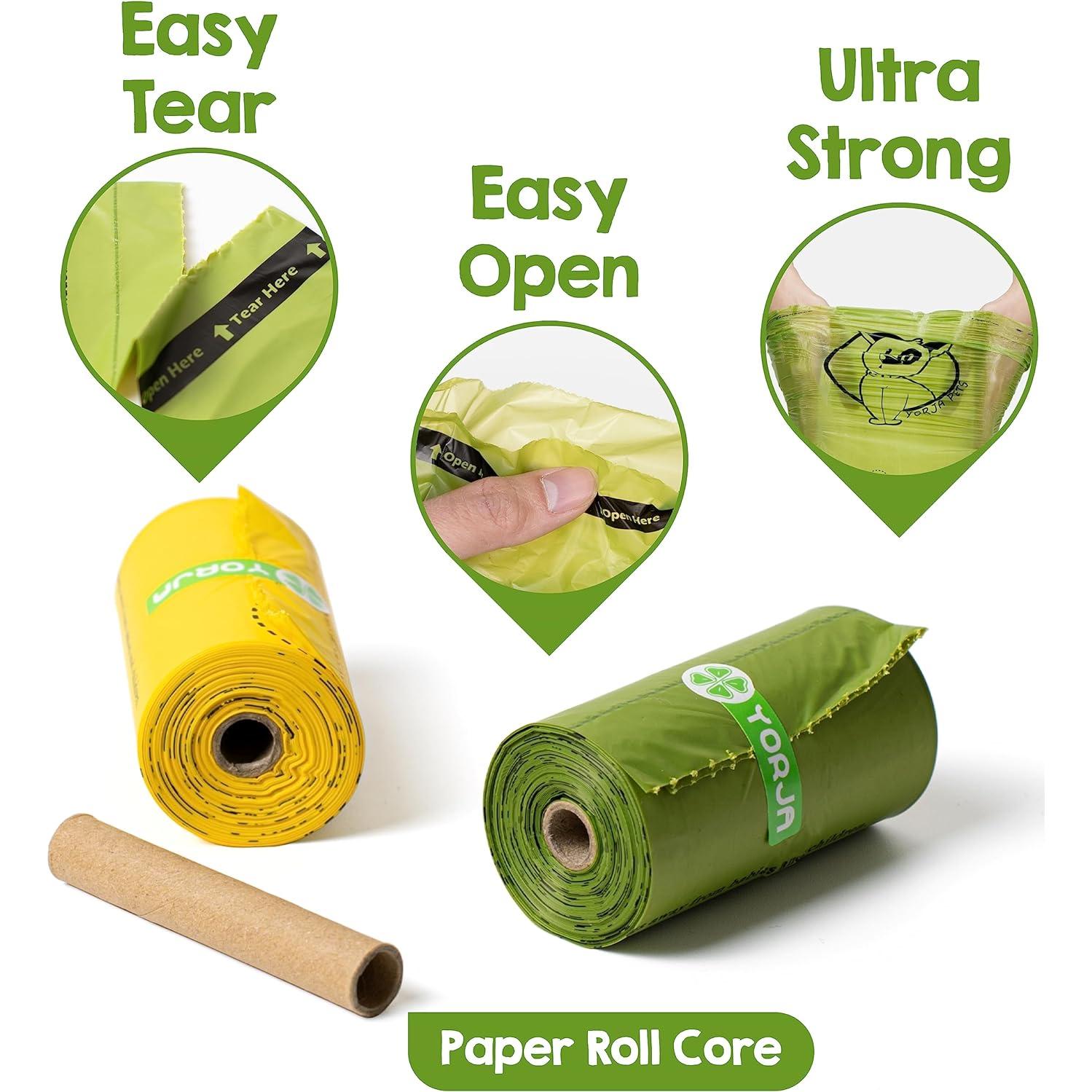 Bolsas de Desechos para Perros YORJA 360 Unidades Biodegradables