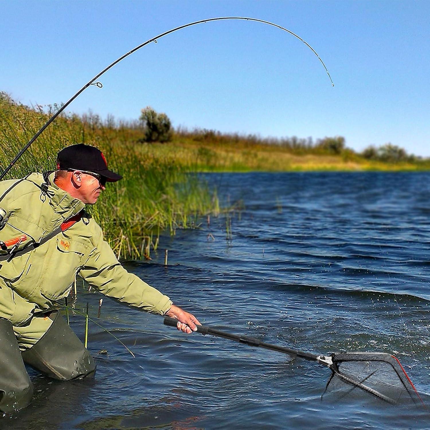 Red de Pesca Telescópica SAN LIKE 51 cm Plegable 2 Pack