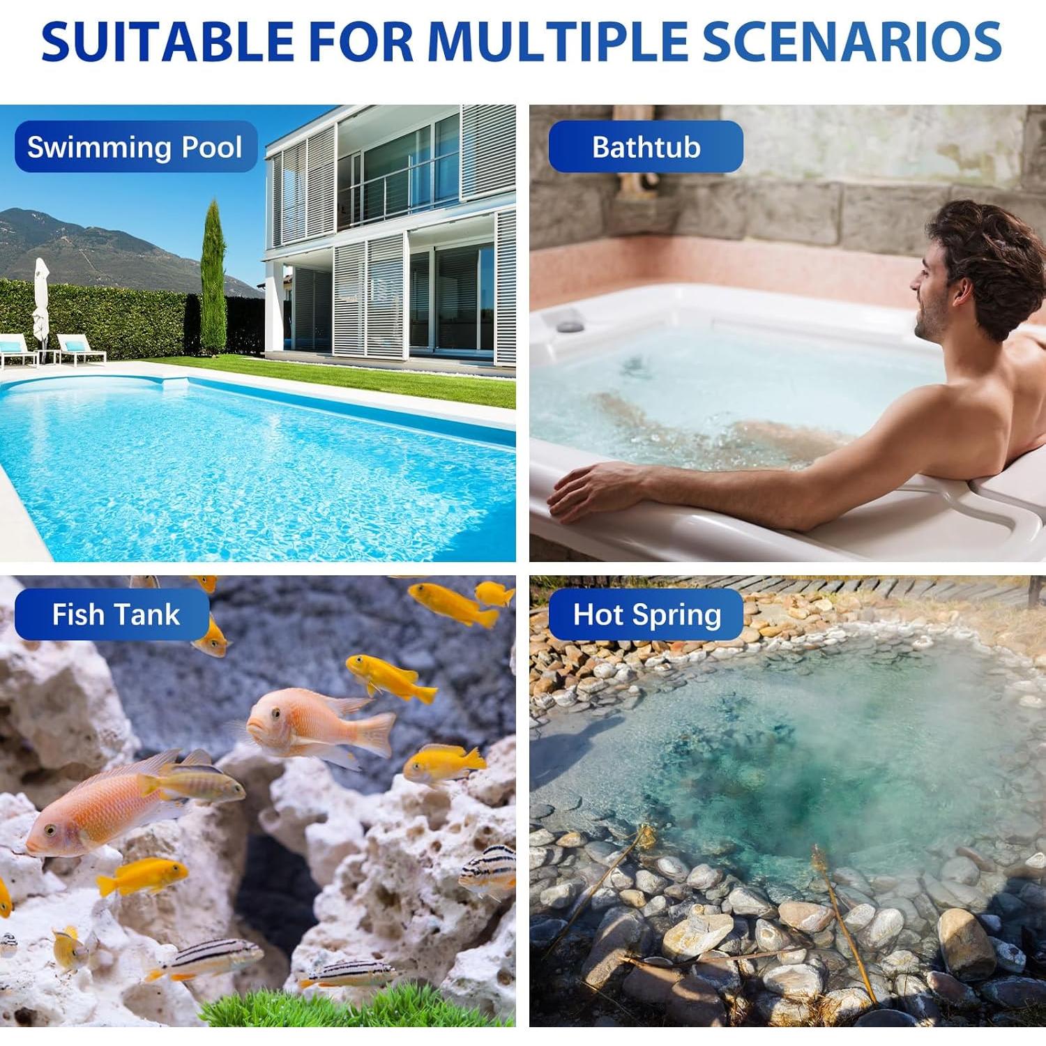 Termómetro Flotante Digital Nuovoware para Piscina IPX8