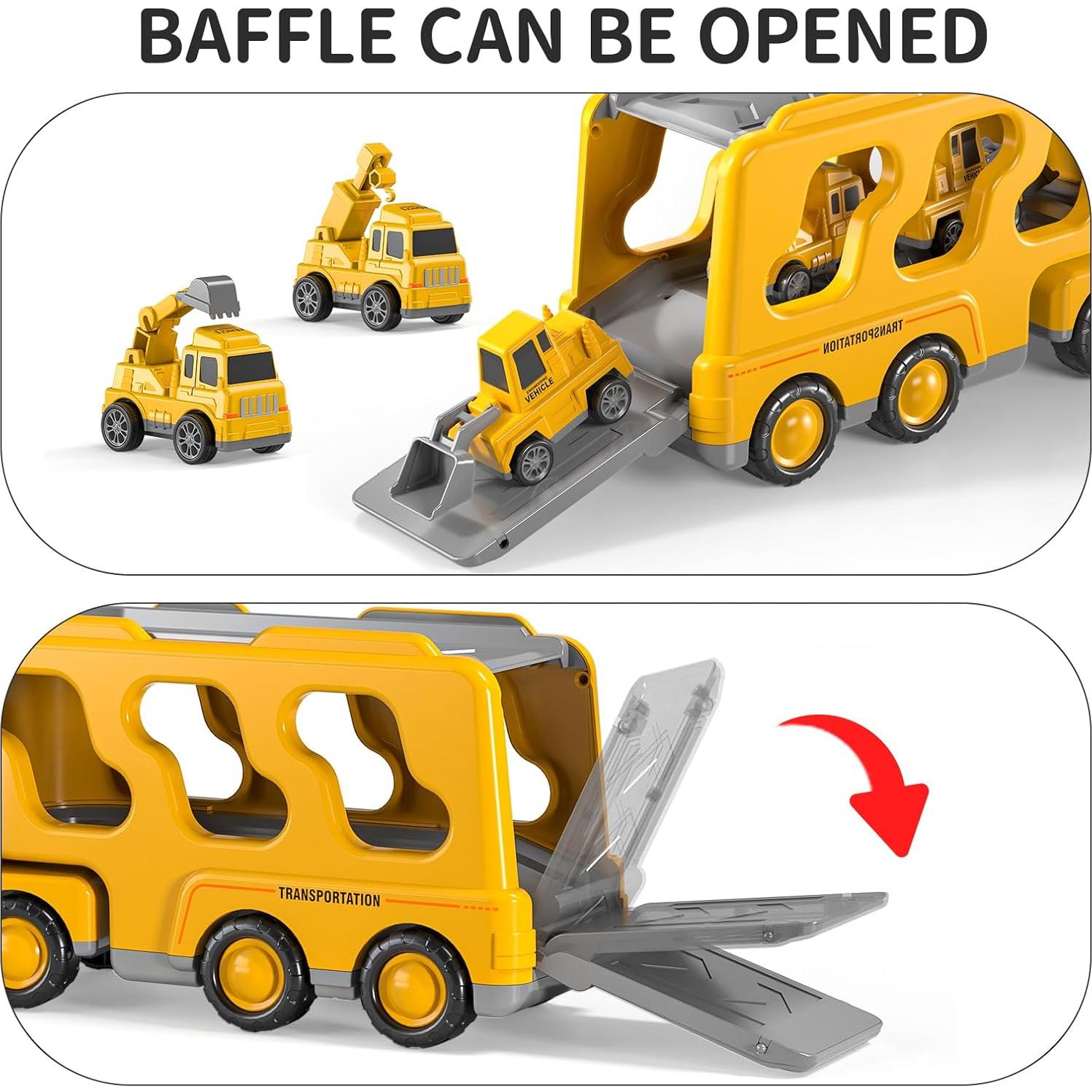 Camión de Construcción TEMI 7 en 1 para Niños 3 a 6 Años