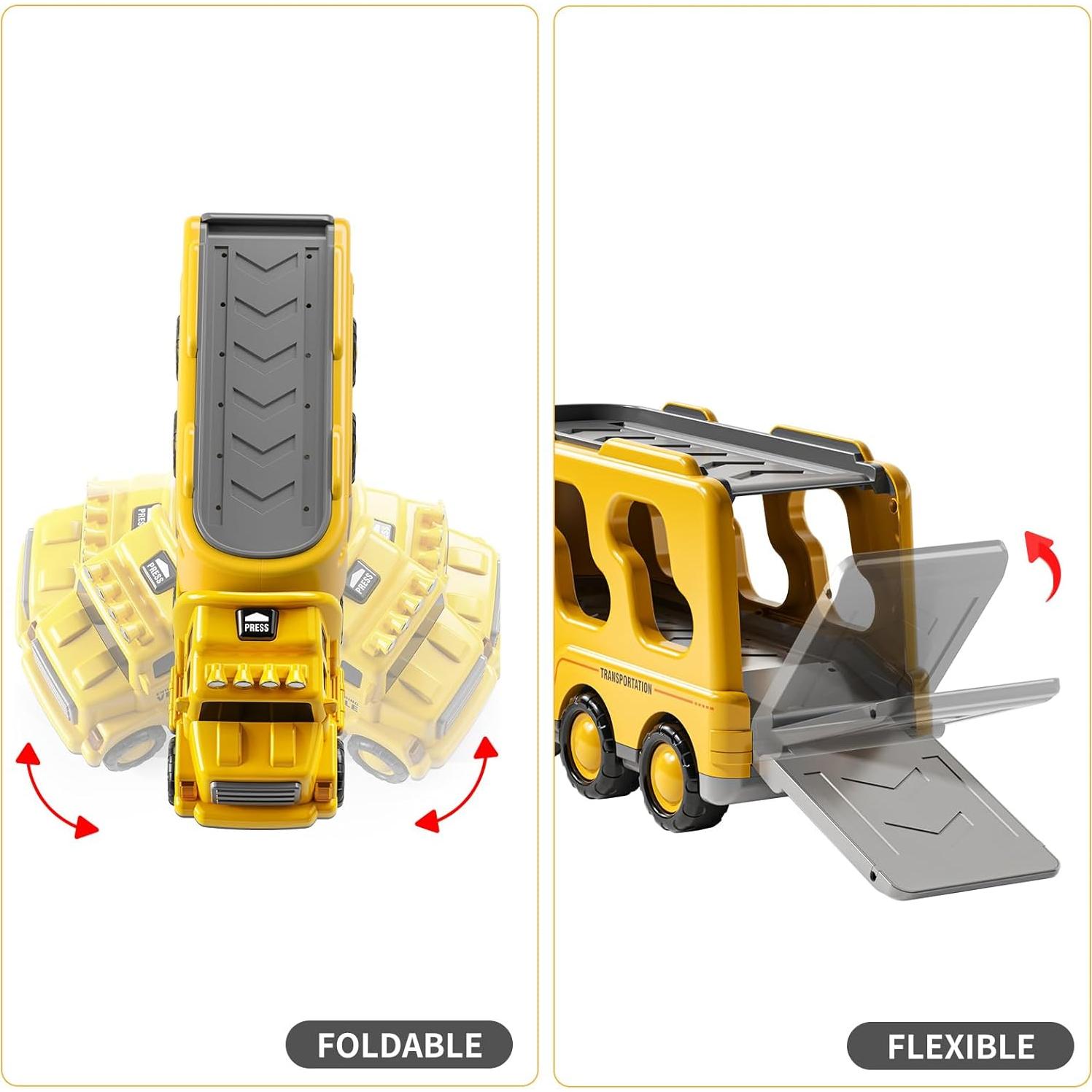 Camión de Construcción TEMI 7 en 1 para Niños 3 a 6 Años