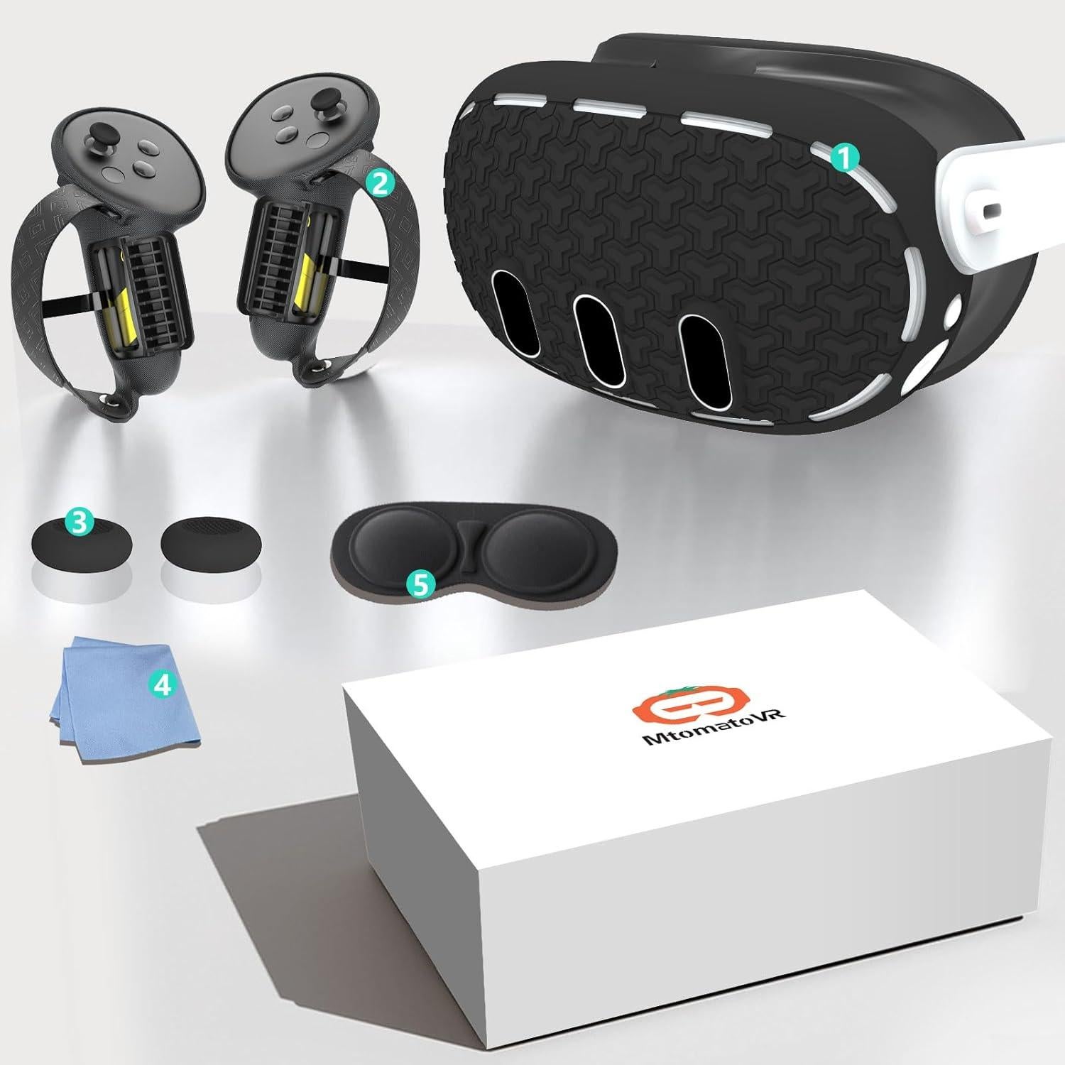 Juego de Cubiertas Protectores para Meta Quest 3 MTomatoVR