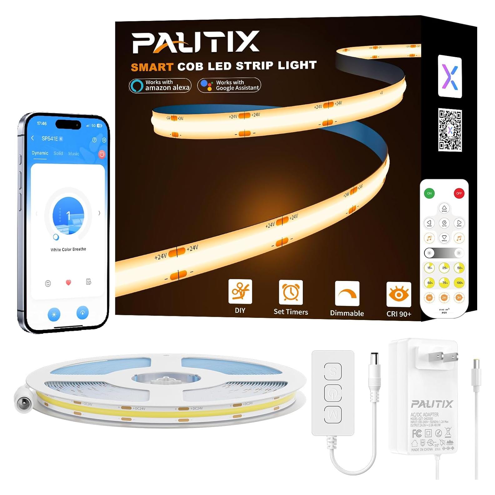 Tira LED COB Inteligente PAUTIX 10m 2700K Regulable