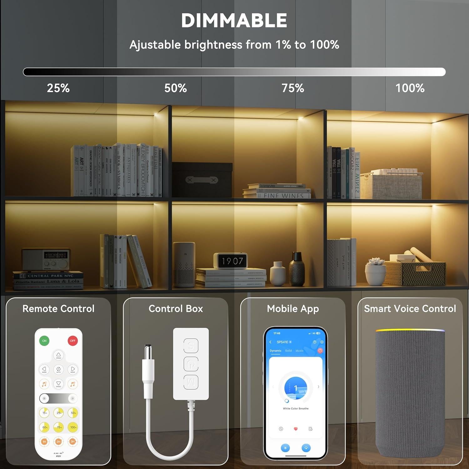 Tira LED COB Inteligente PAUTIX 10m 2700K Regulable
