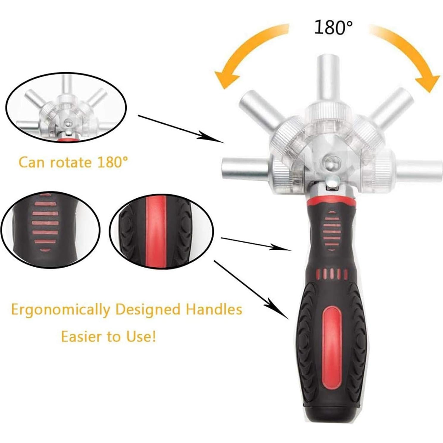 Juego de Destornillador 61 en 1 JENABOM con Puntas Magnéticas