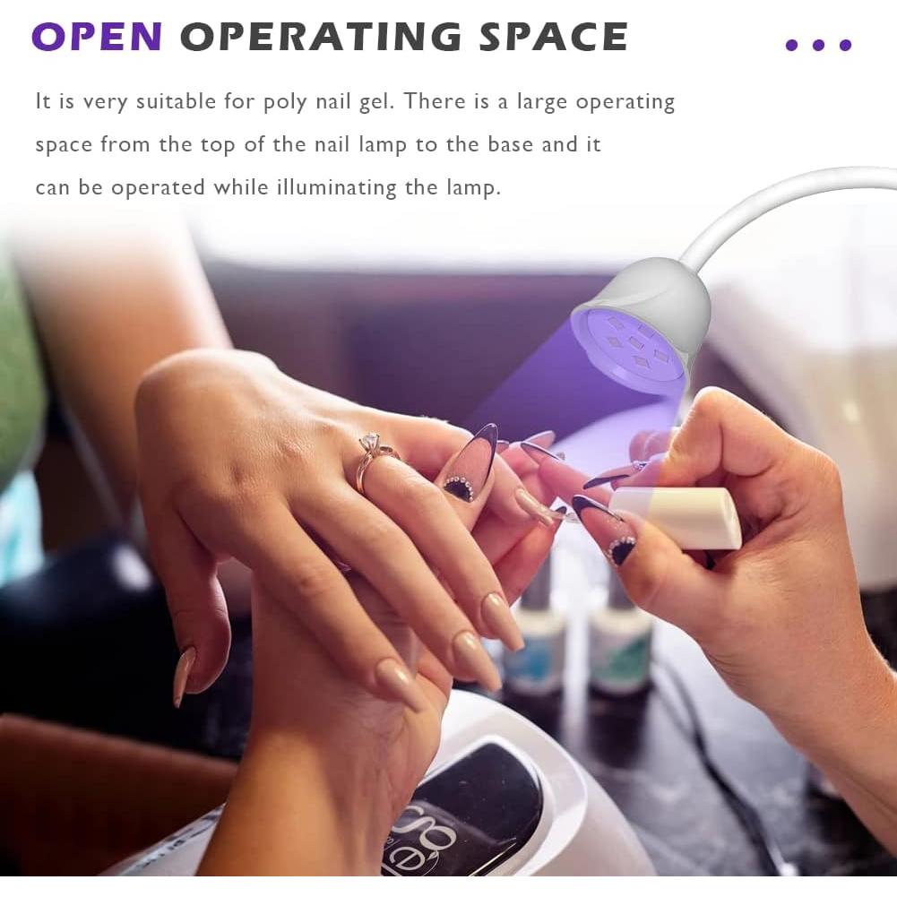 Lámpara de Uñas LED UV XSMNER 18W Inalámbrica 360° Portátil