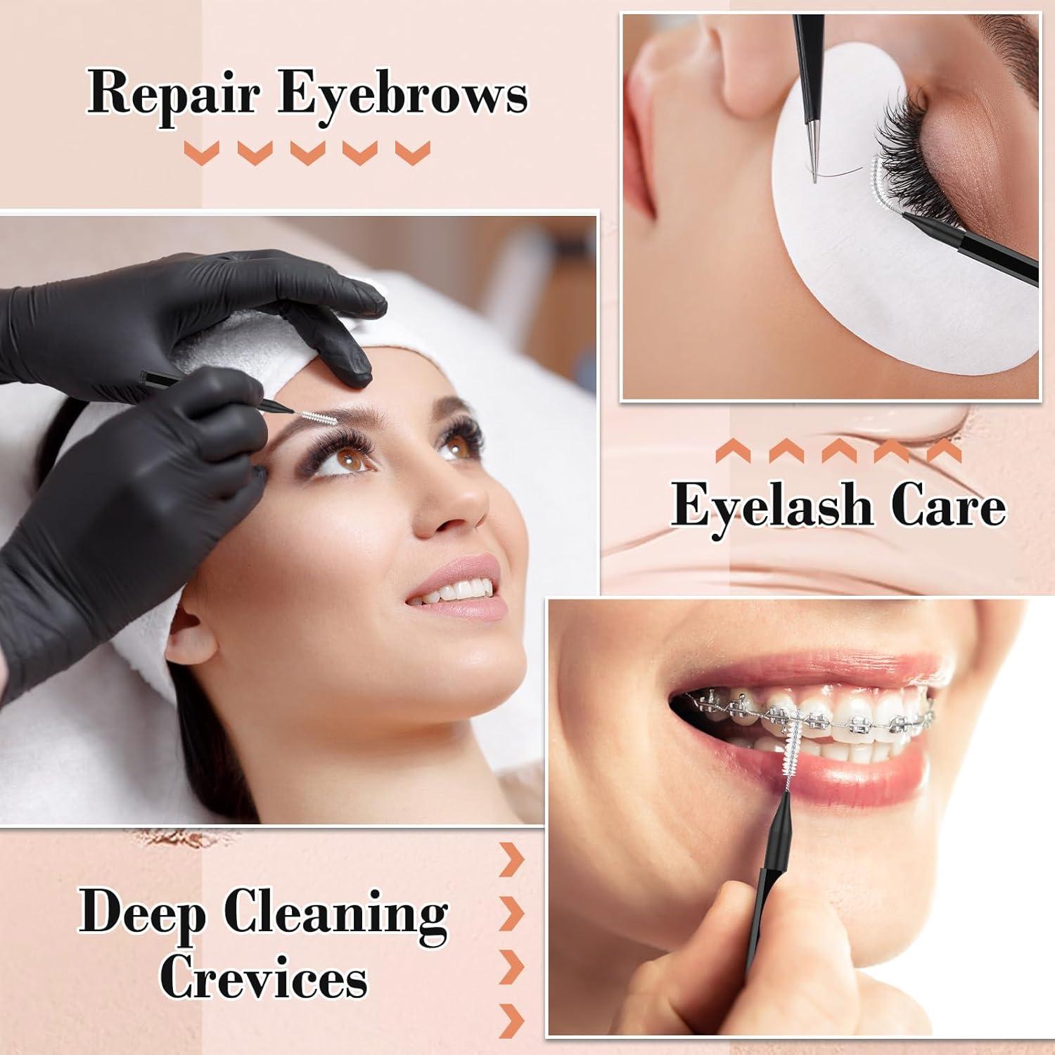 Juego de 120 Cepillos Micro para Cejas y Pestañas MAPVOLUT