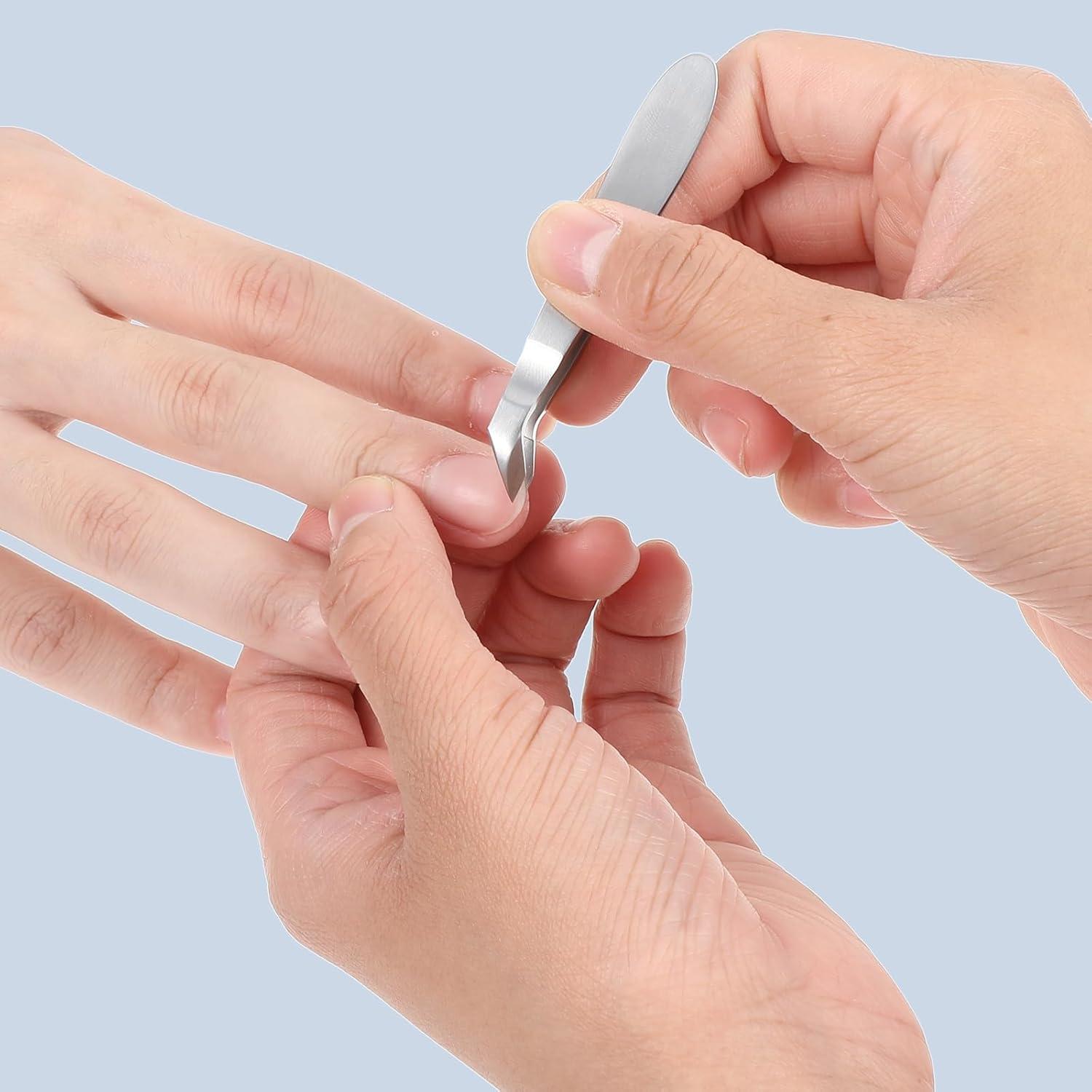 Mini Cortador de Cutículas Acero Inoxidable JJUNW 2 Piezas