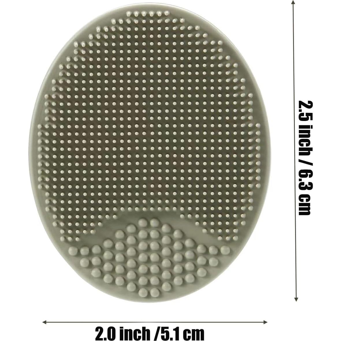 Pincel de Baño de Silicona PandaEar para Bebés - 4 Piezas Azul