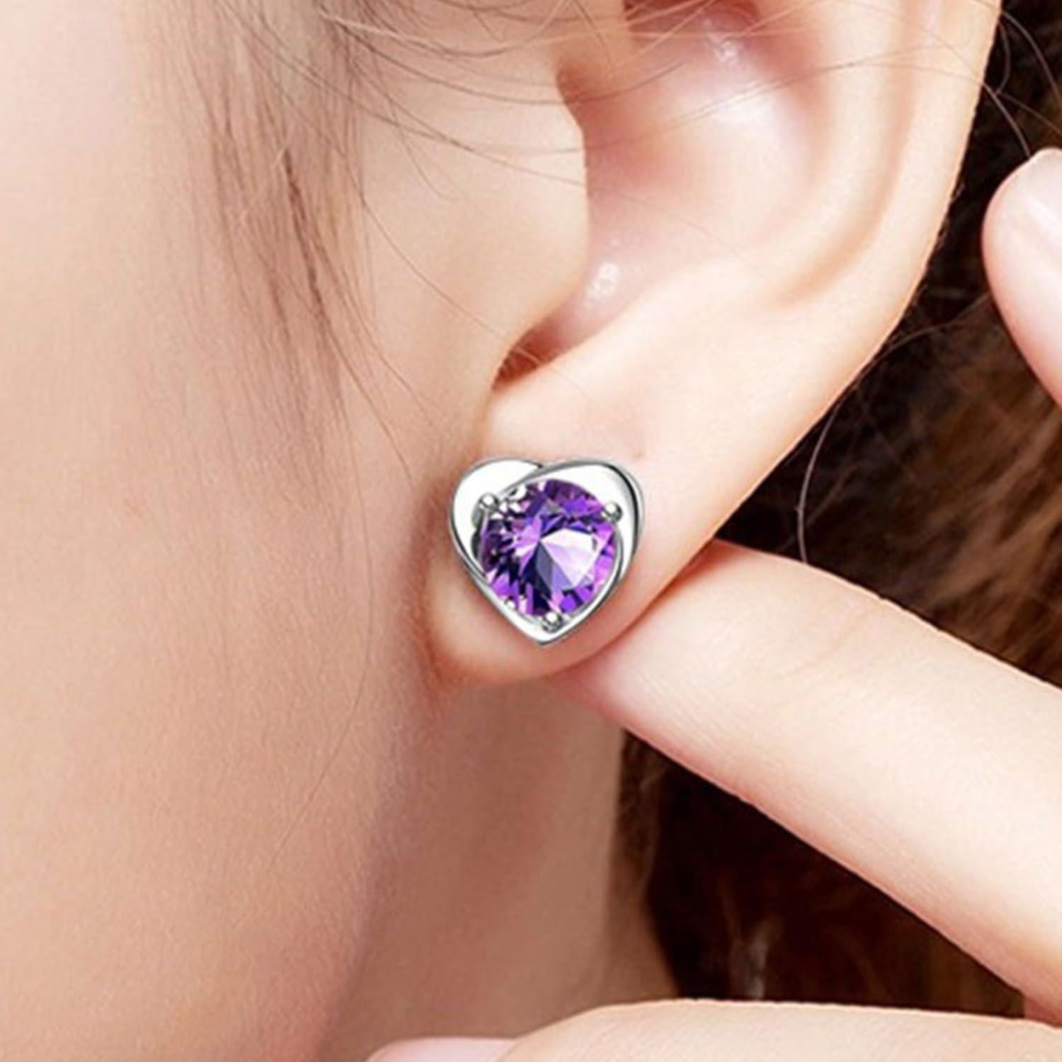 Pendientes Halolux Lymphvity para Mujeres Dainty CZ Circonio