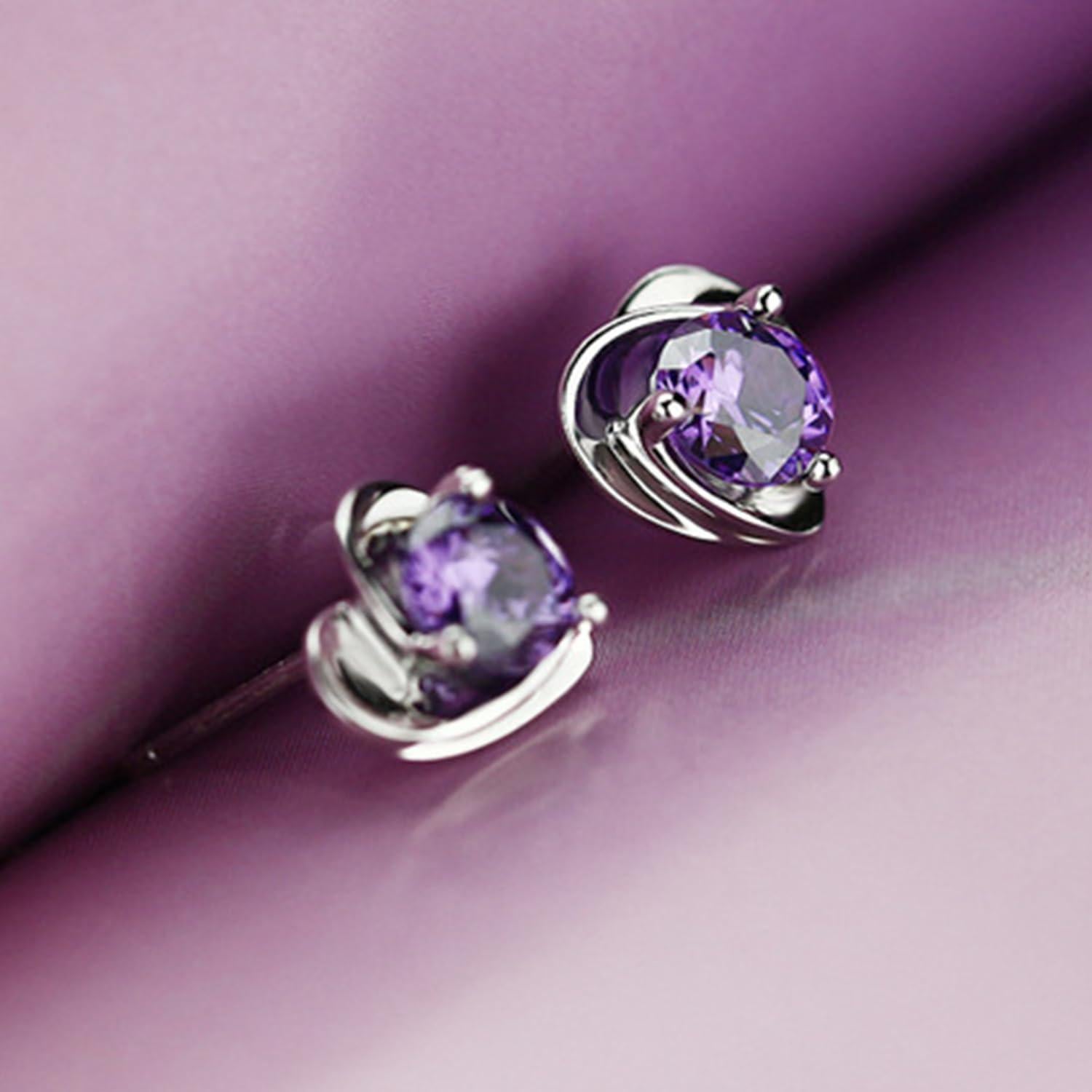 Pendientes Halolux Lymphvity para Mujeres Dainty CZ Circonio