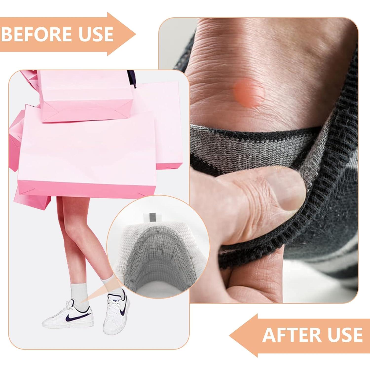 4 Pares de Protectores de Talón Adhesivos FootJKYX - Comodidad y Ajuste