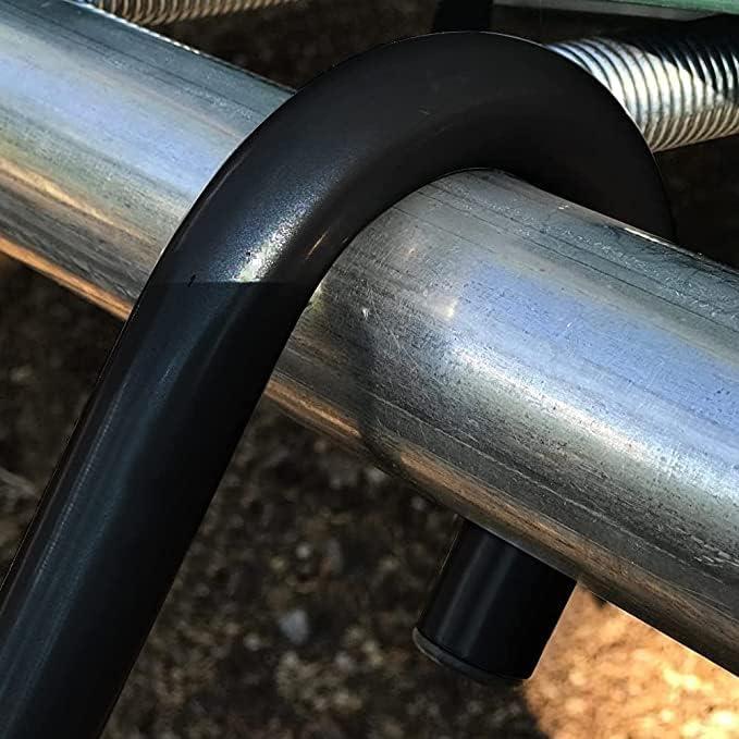 Escalera de Trampolín Eurmax 3 Pasos Acero 99.79 kg Negra