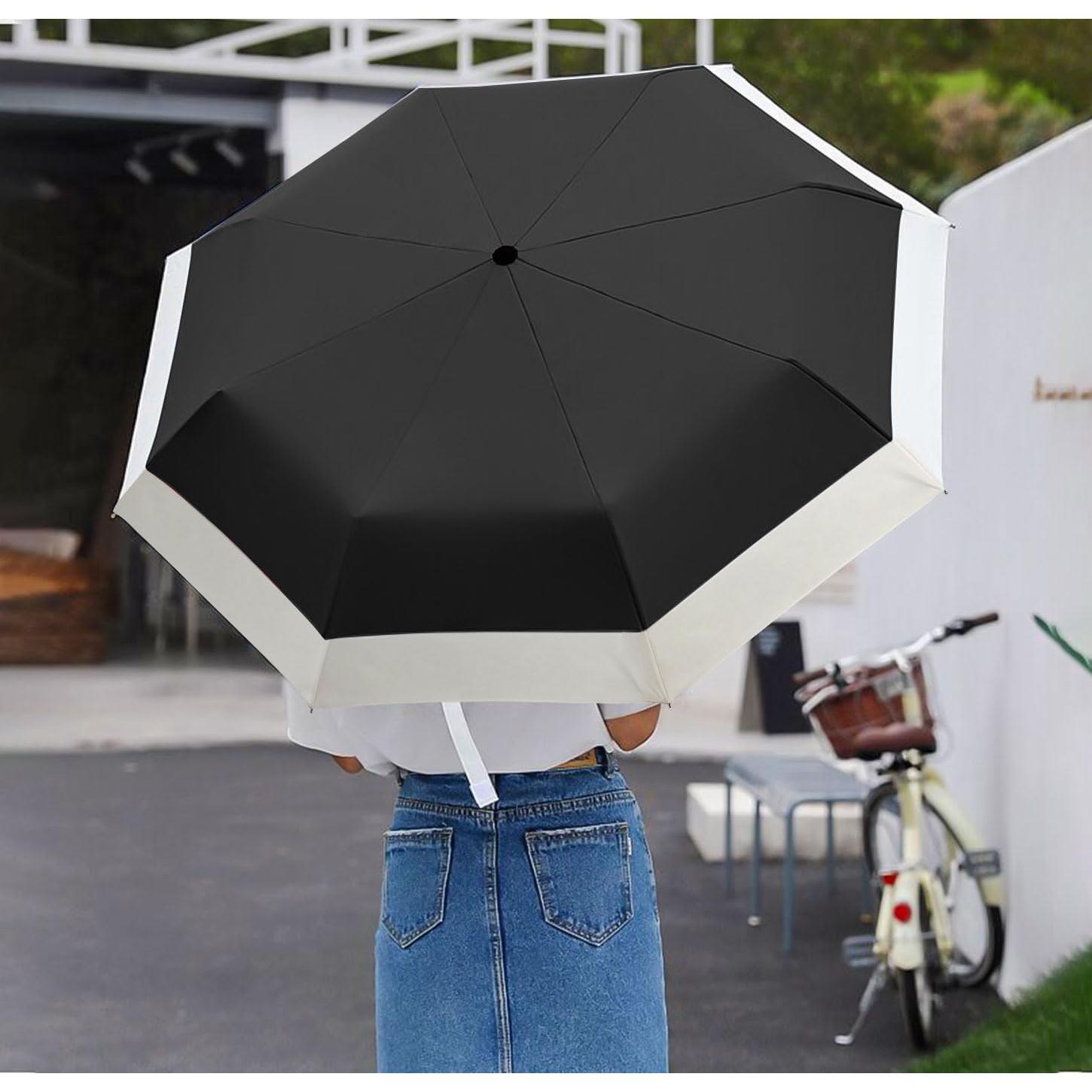 Paraguas Compacto Automático LEAGERA 102.9 cm Plegable para Mujeres