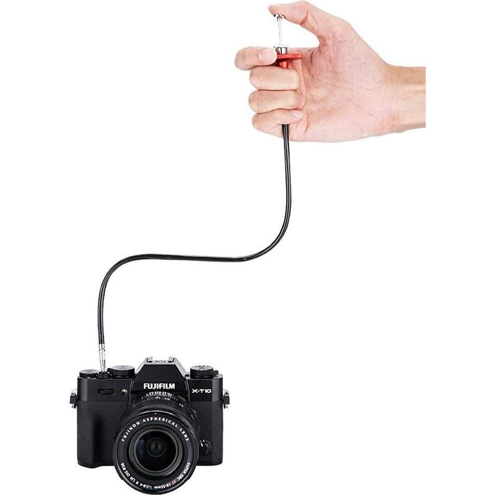 Cable de Liberación Mecánica JJC TCR-40R 40cm Rojo para Cámaras