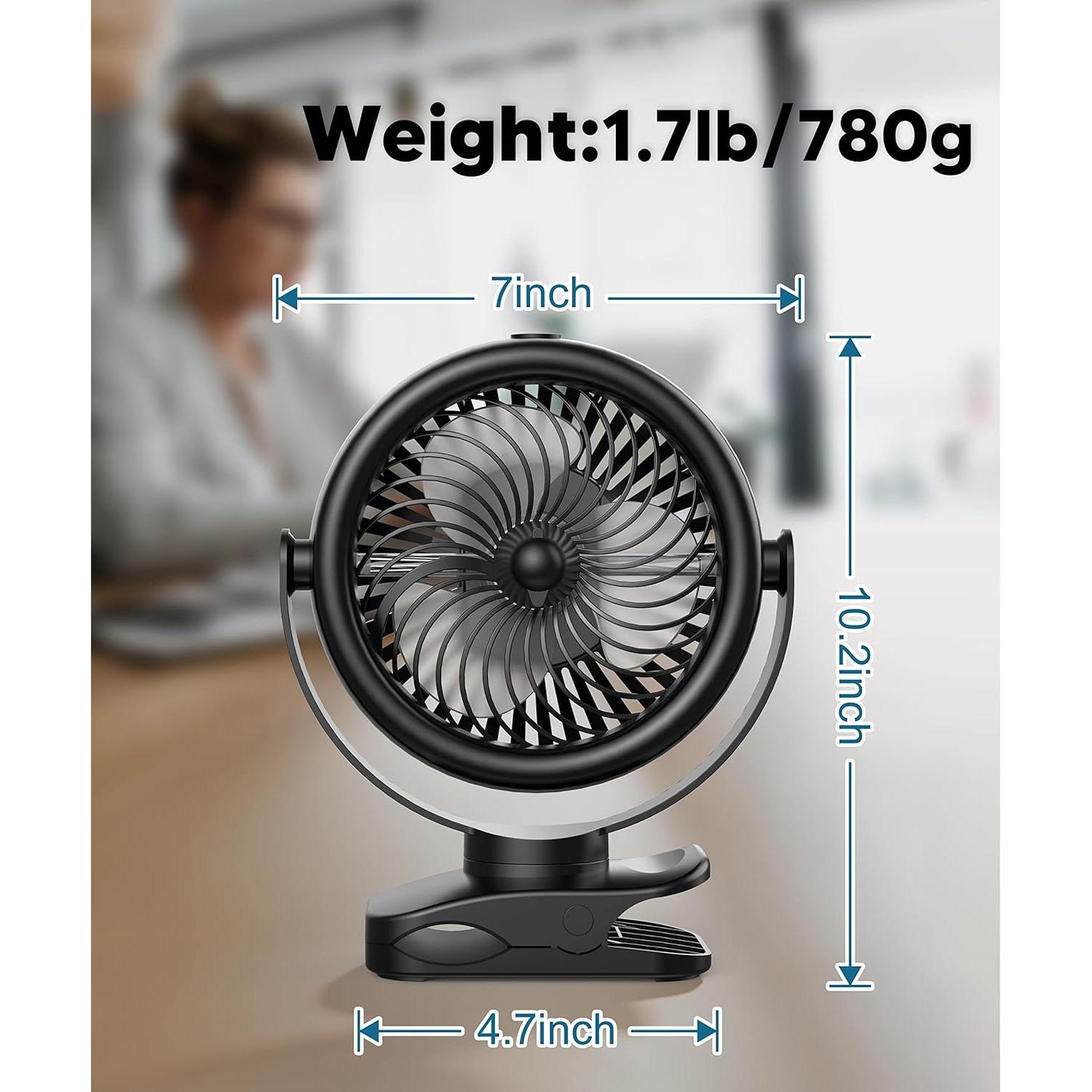 Ventilador Portátil de Nebulización TYZU G28 4000mAh 4 Velocidades