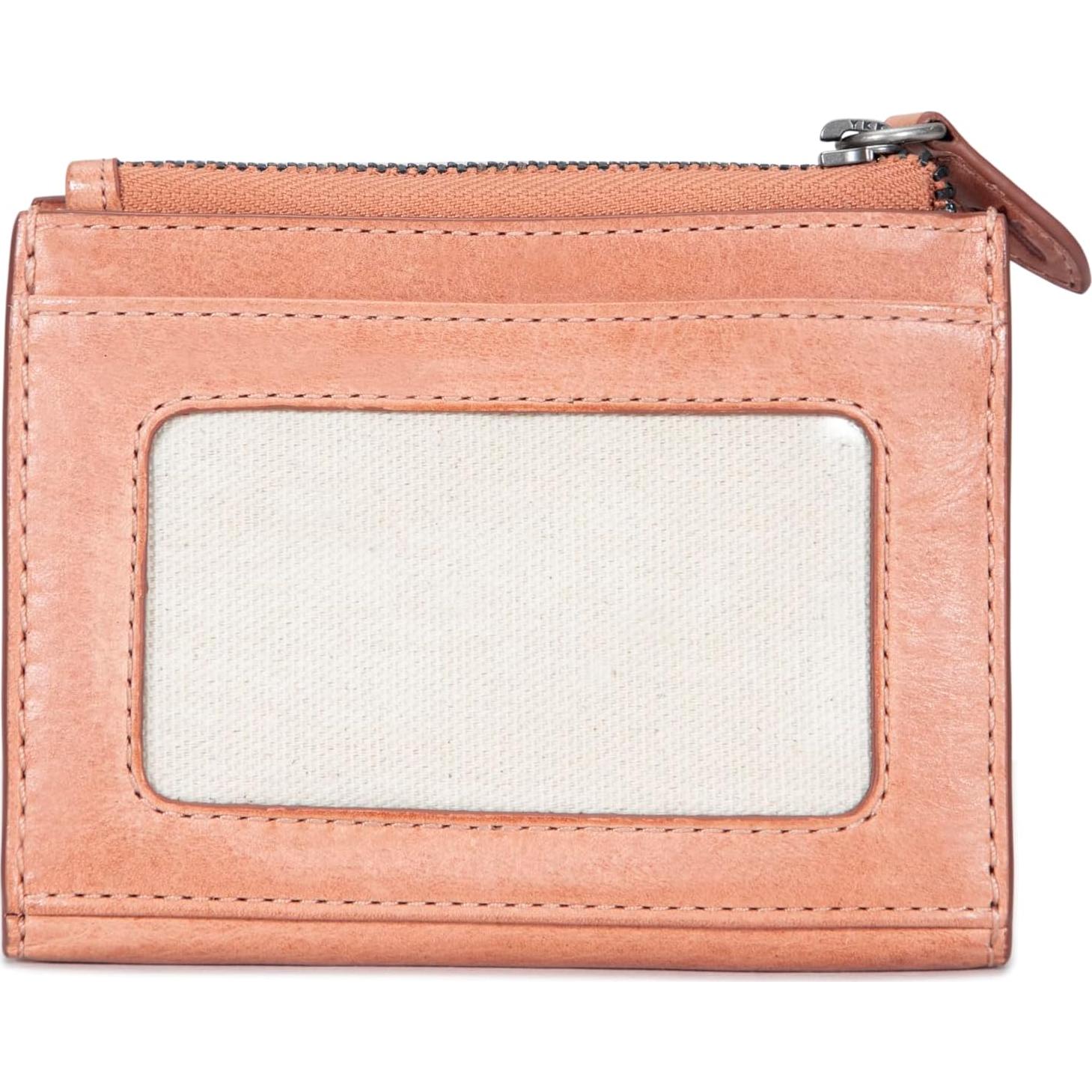 Monedero de cuero Frye Melissa para mujeres - Albaricoque