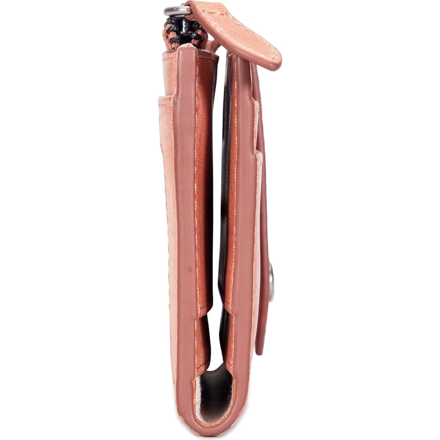 Monedero de cuero Frye Melissa para mujeres - Albaricoque