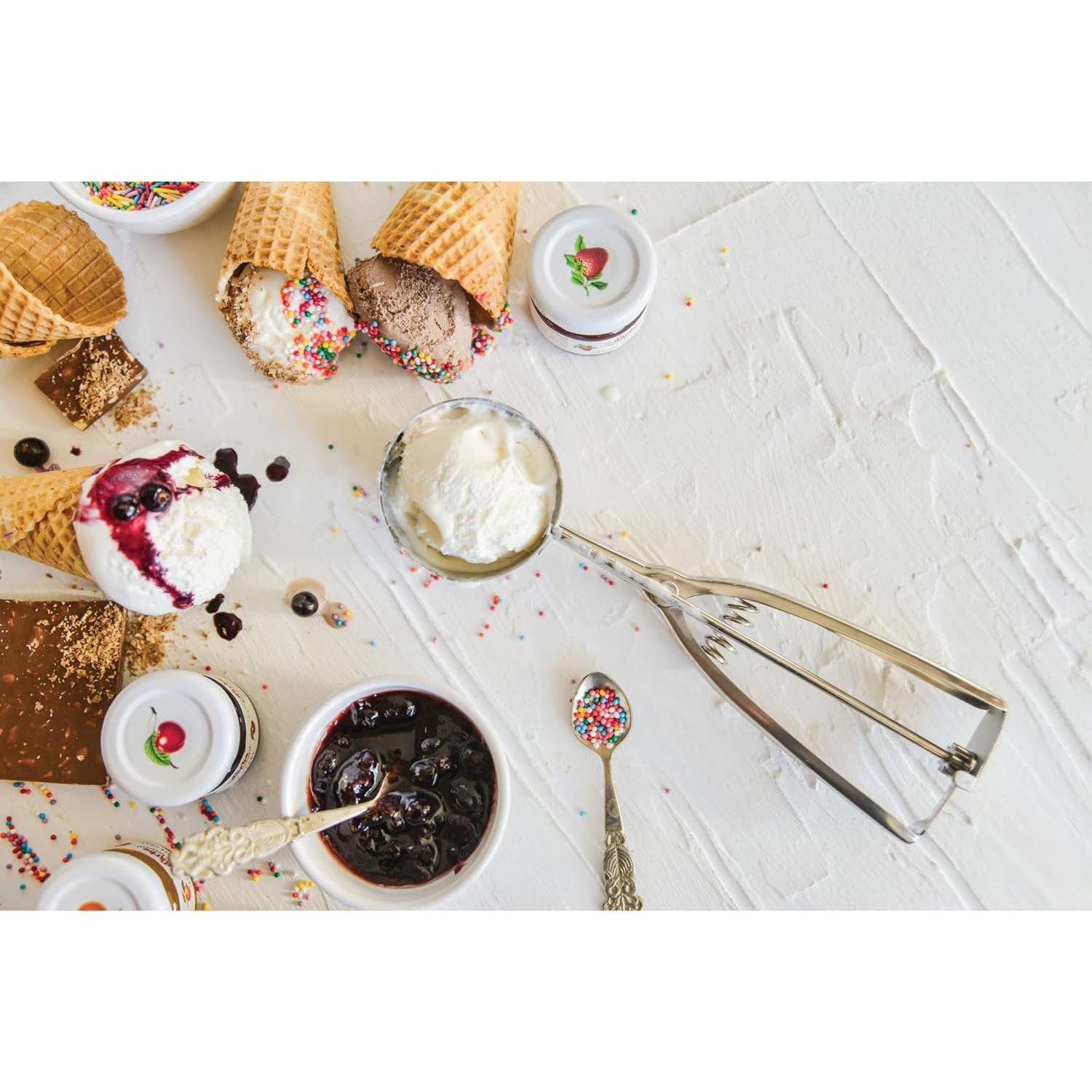 Cucharón para helado y galletas Mrs. Anderson 1.6 ctas acero inoxidable