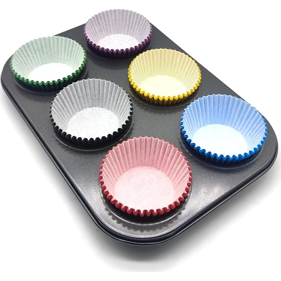 Forros de Cupcake Negros Bakehope, Paquete de 150 Unidades