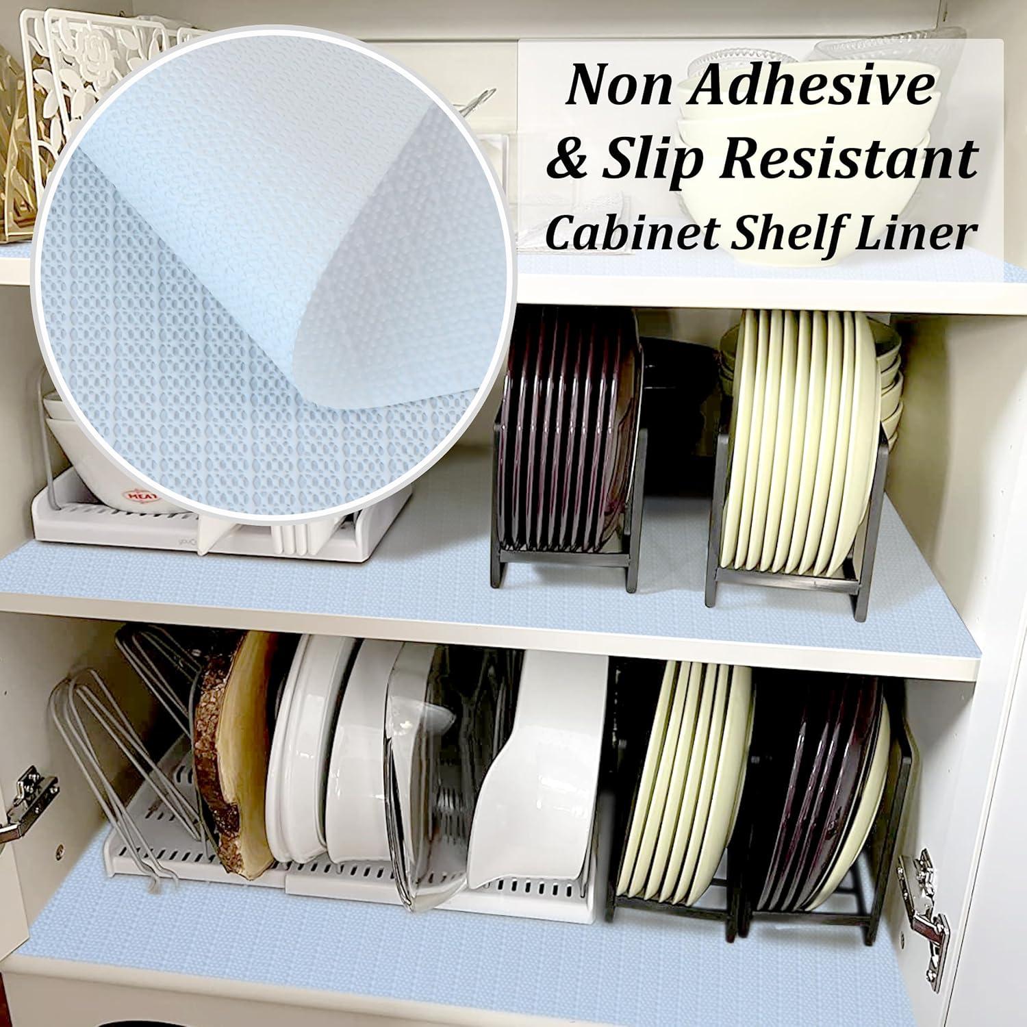 Forros de Estante de Gabinete MBSRITY 10cm x 609cm Impermeables