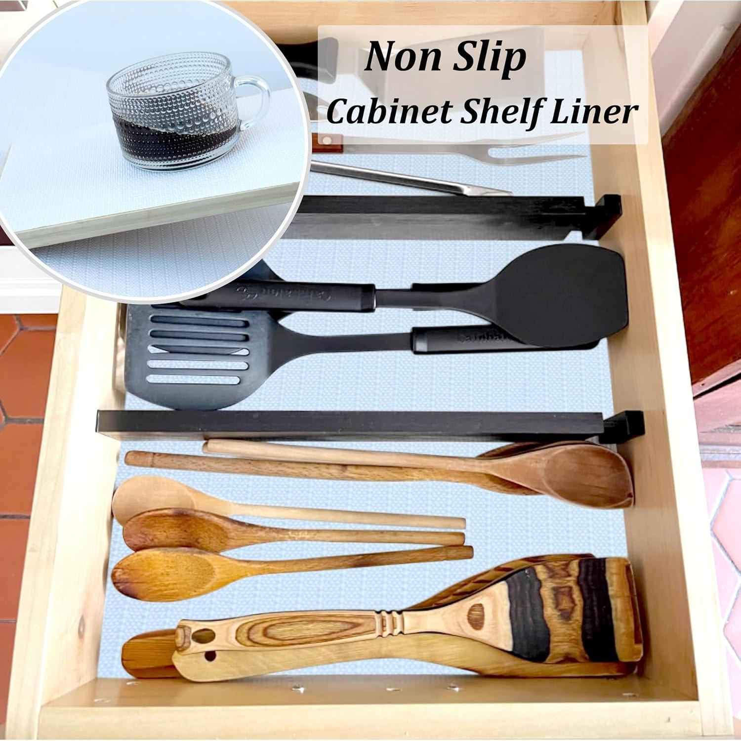 Forros de Estante de Gabinete MBSRITY 10cm x 609cm Impermeables