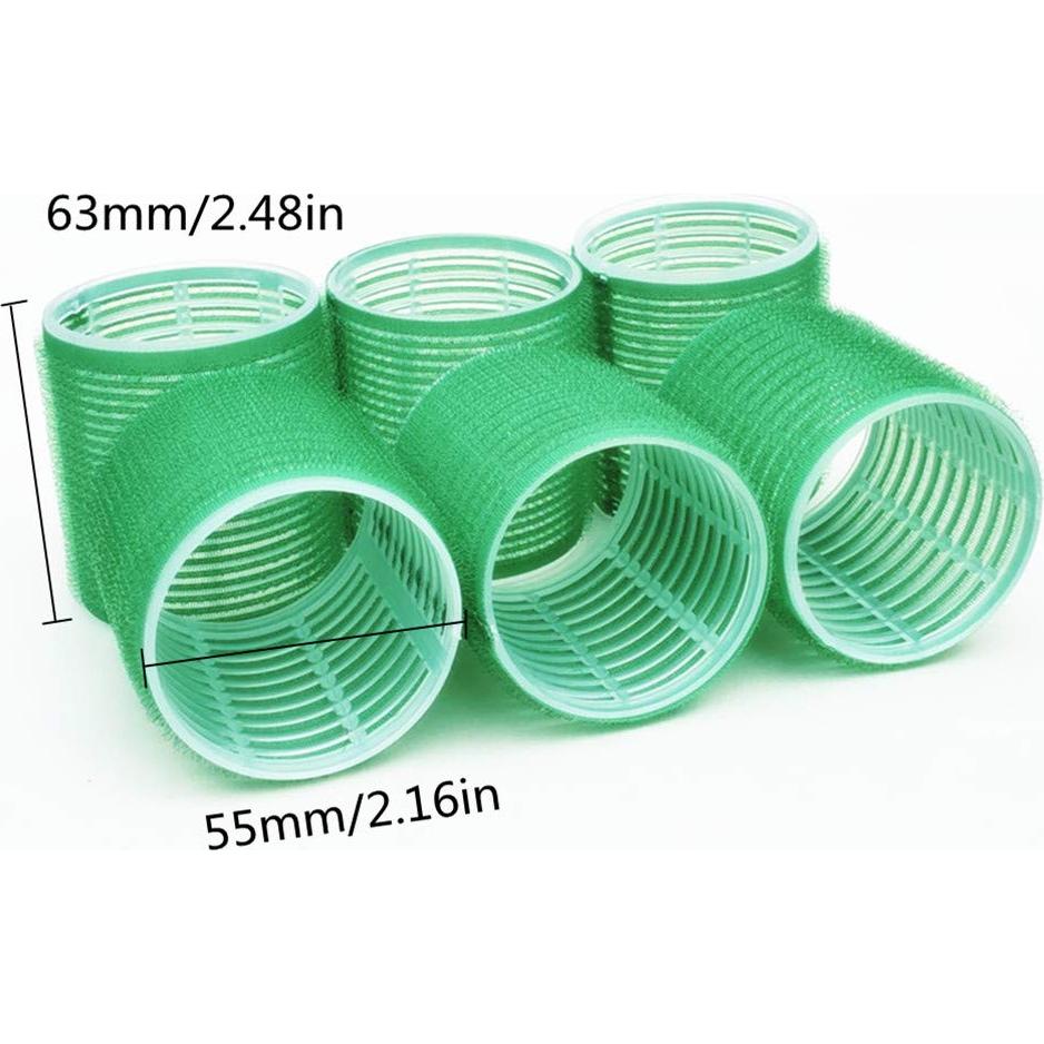 Rulos Autoadhesivos para Cabello Jumbo Besseek - 12 Piezas