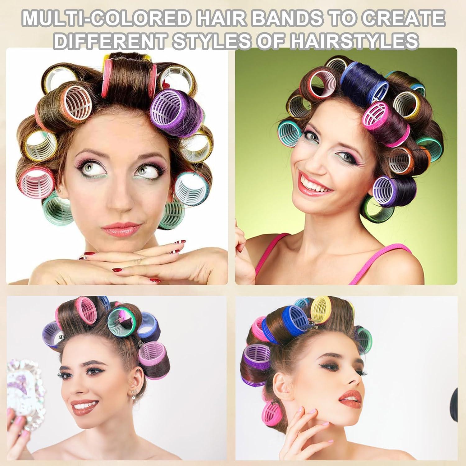 Rulos Autoadhesivos para Cabello Jumbo Besseek - 12 Piezas