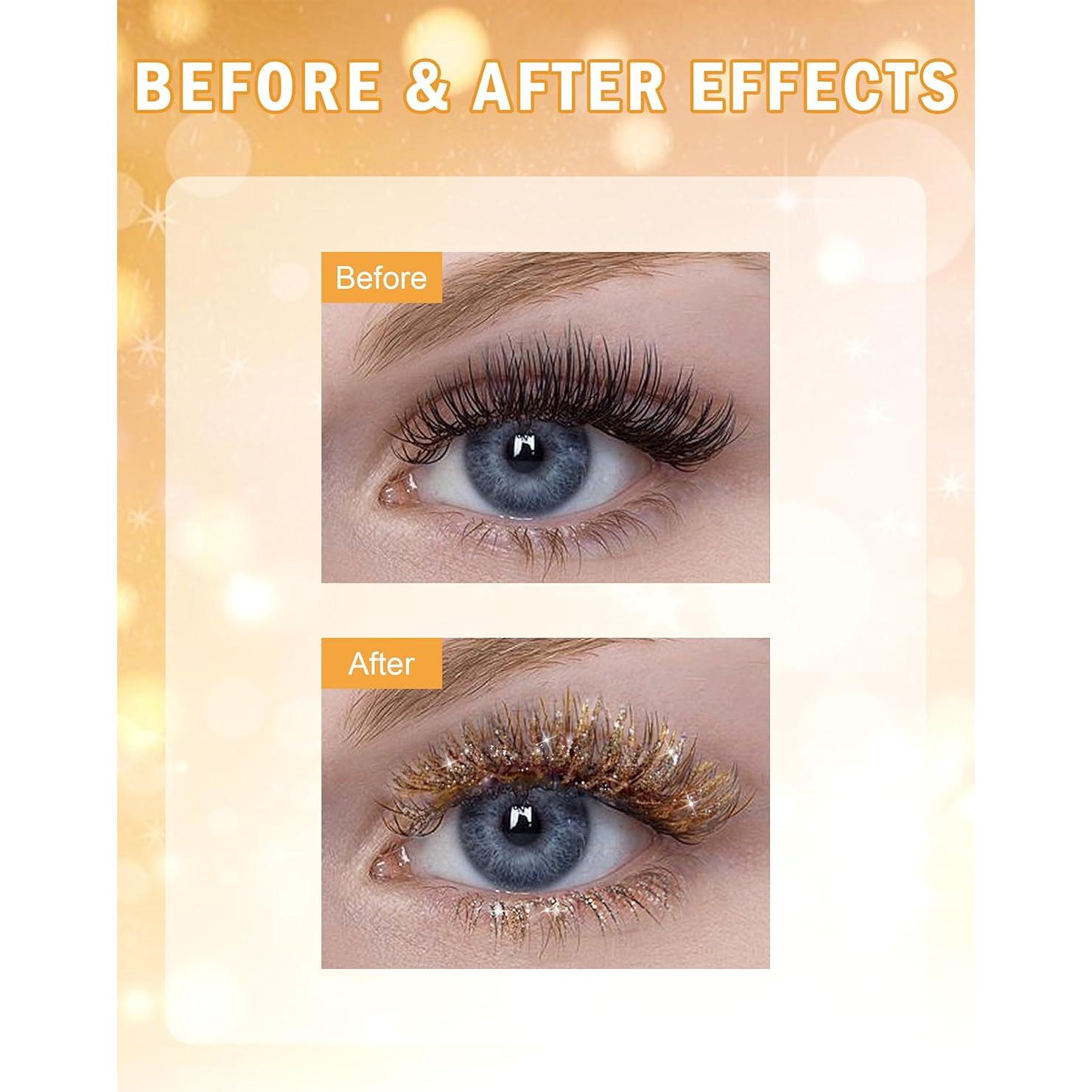 Máscara de Brillo Jutqut Dorada a Prueba de Agua 22g