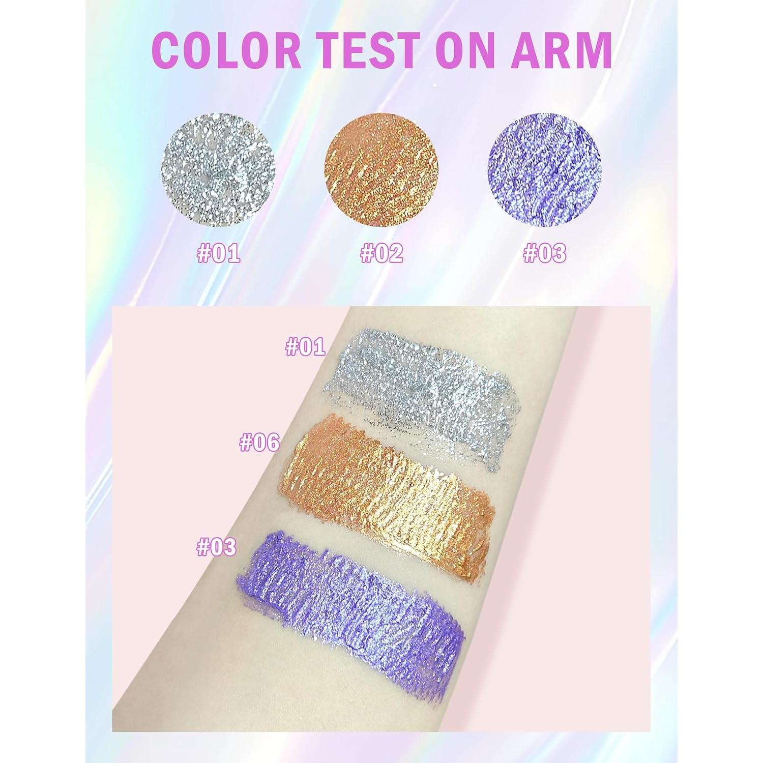 Máscara de Brillo Jutqut Dorada a Prueba de Agua 22g