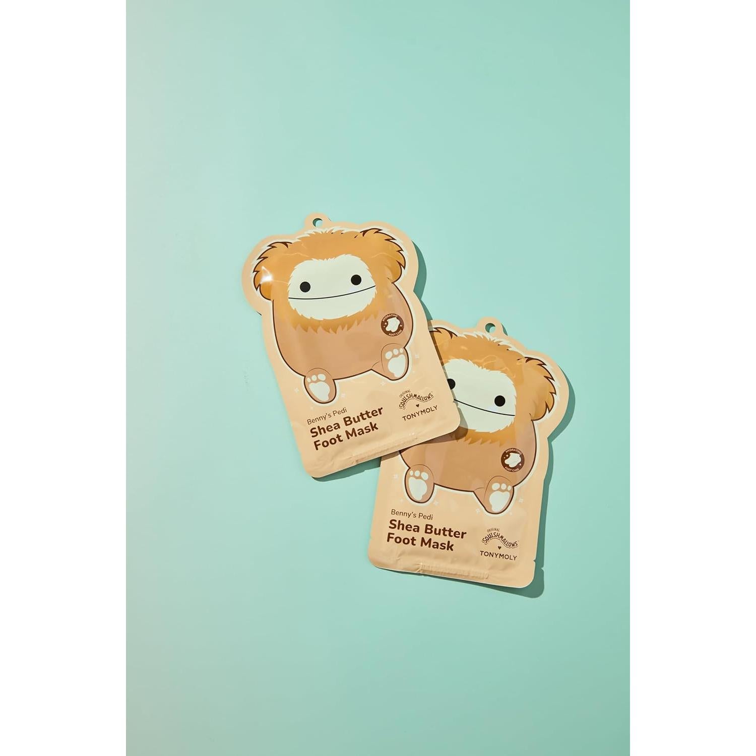 Mascarilla para Pies TONYMOLY x Squishmallows Benny - Set de 3