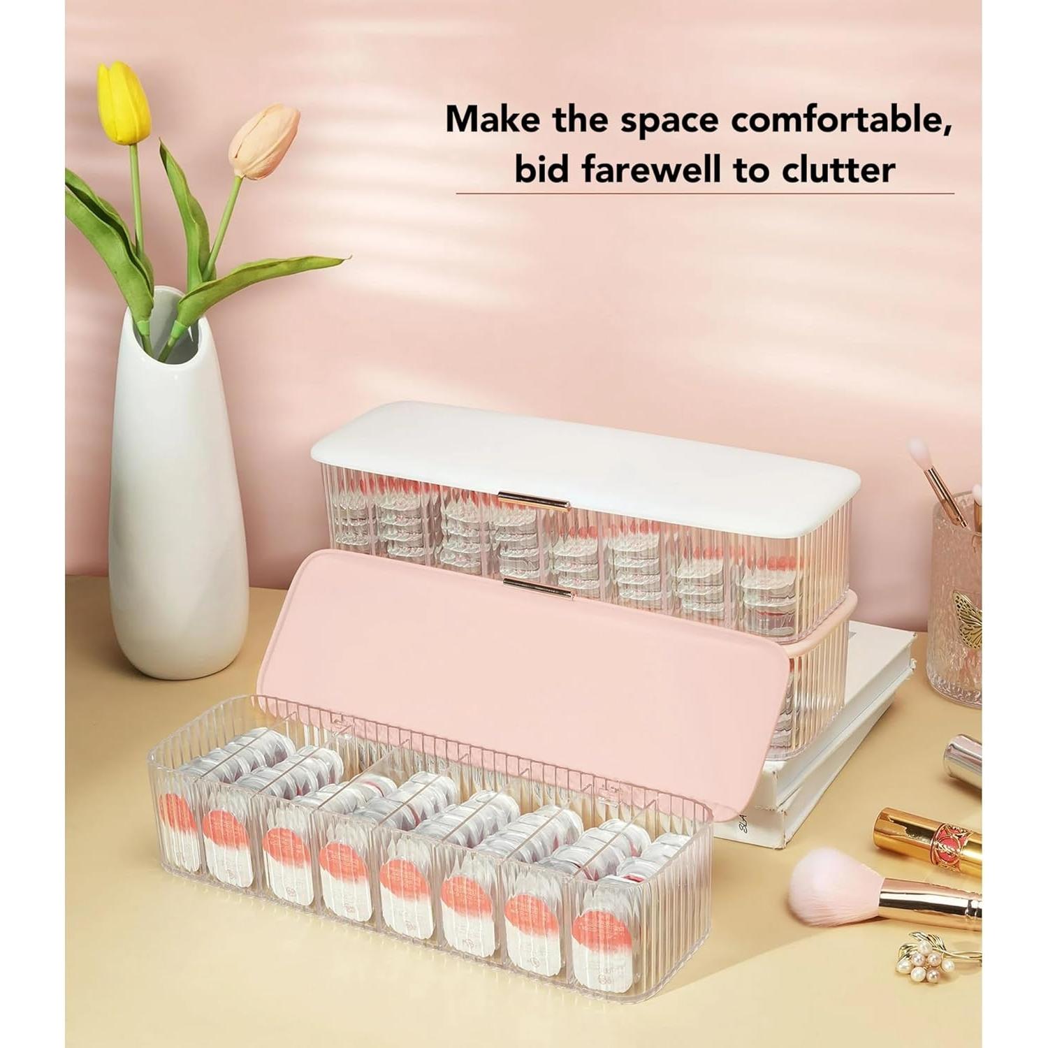 Organizador de Lentes de Contacto Diarios VORDRASSIL Azul - 80 Lentes