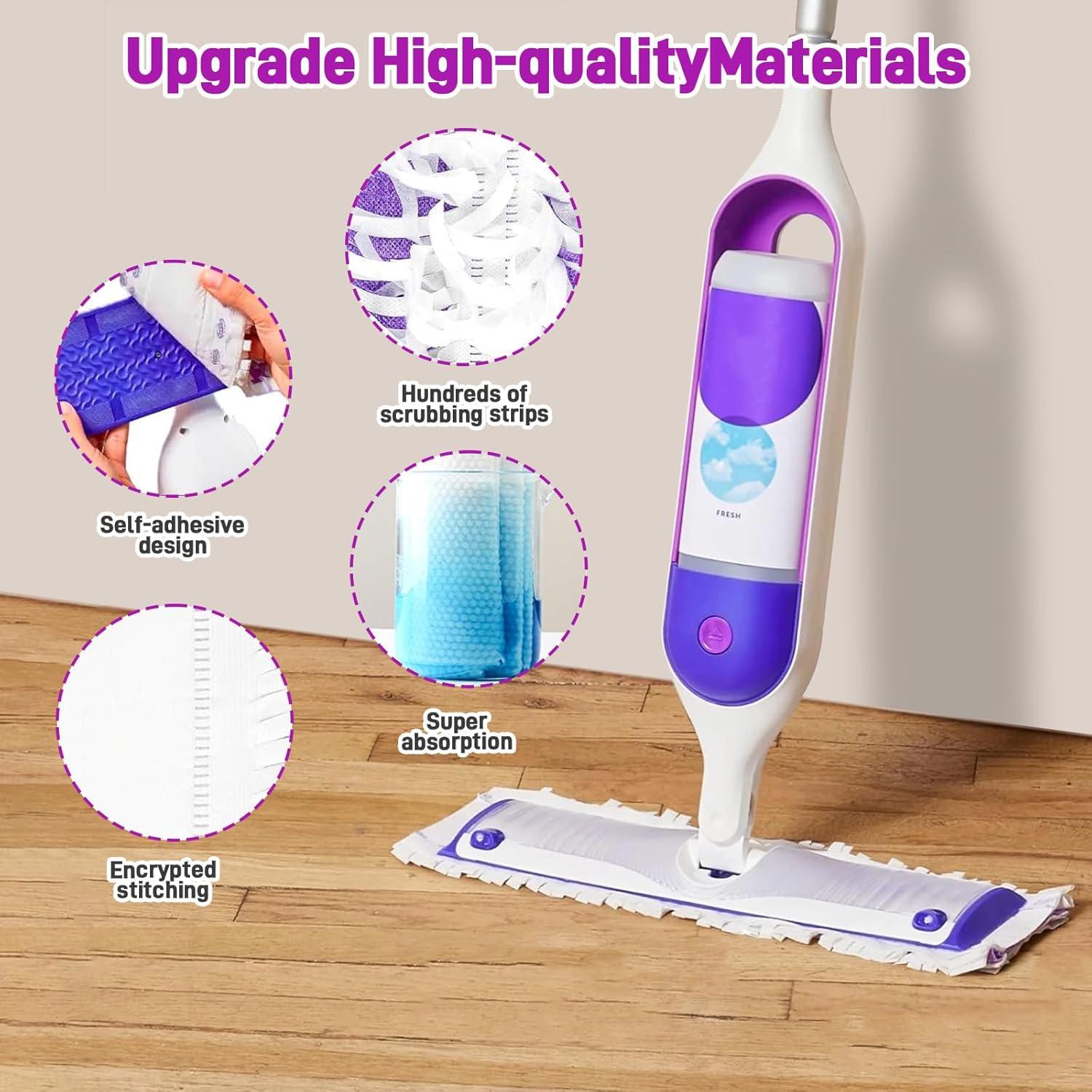 20 Almohadillas de Microfibra para Swiffer Power Mop 38.4x14.7cm