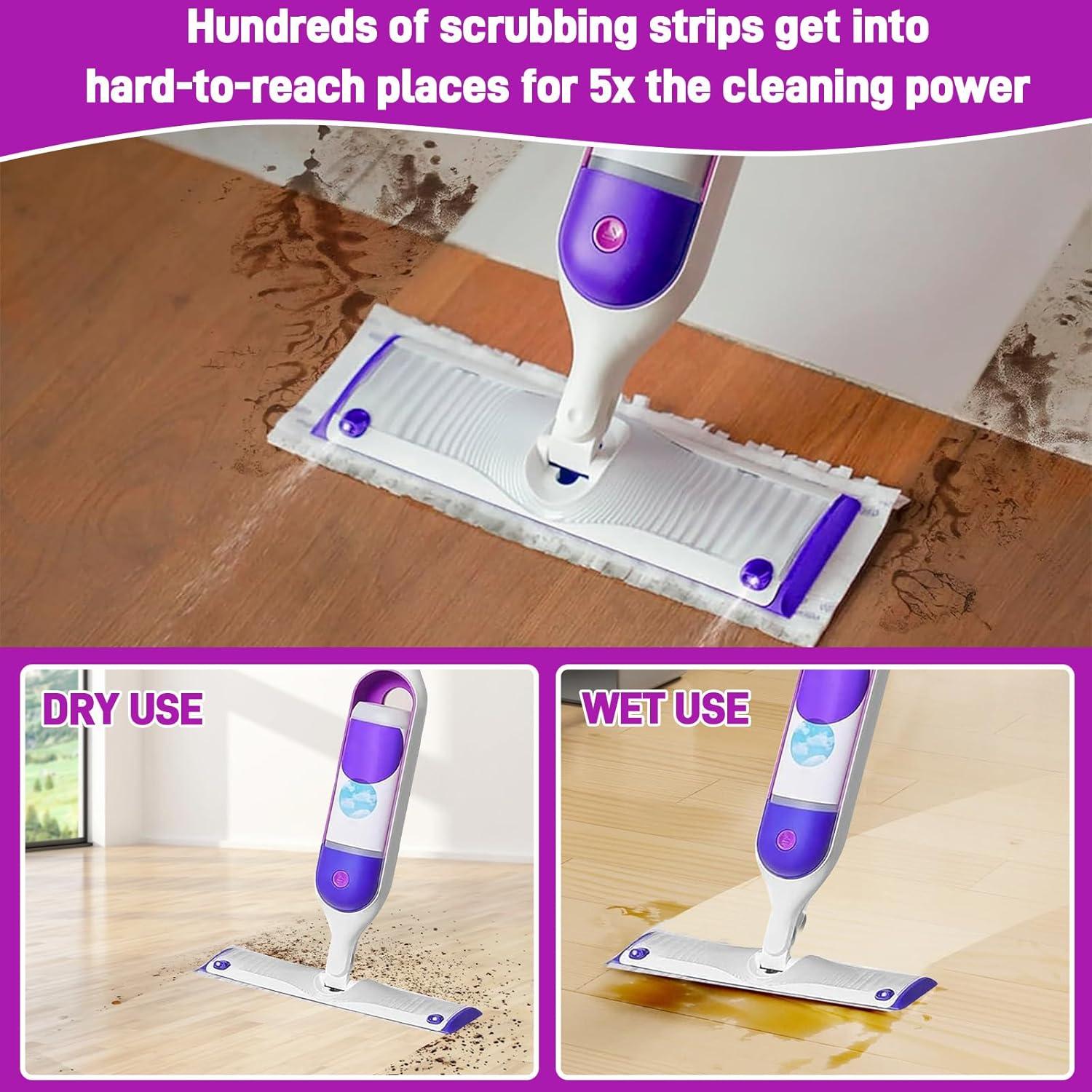 20 Almohadillas de Microfibra para Swiffer Power Mop 38.4x14.7cm