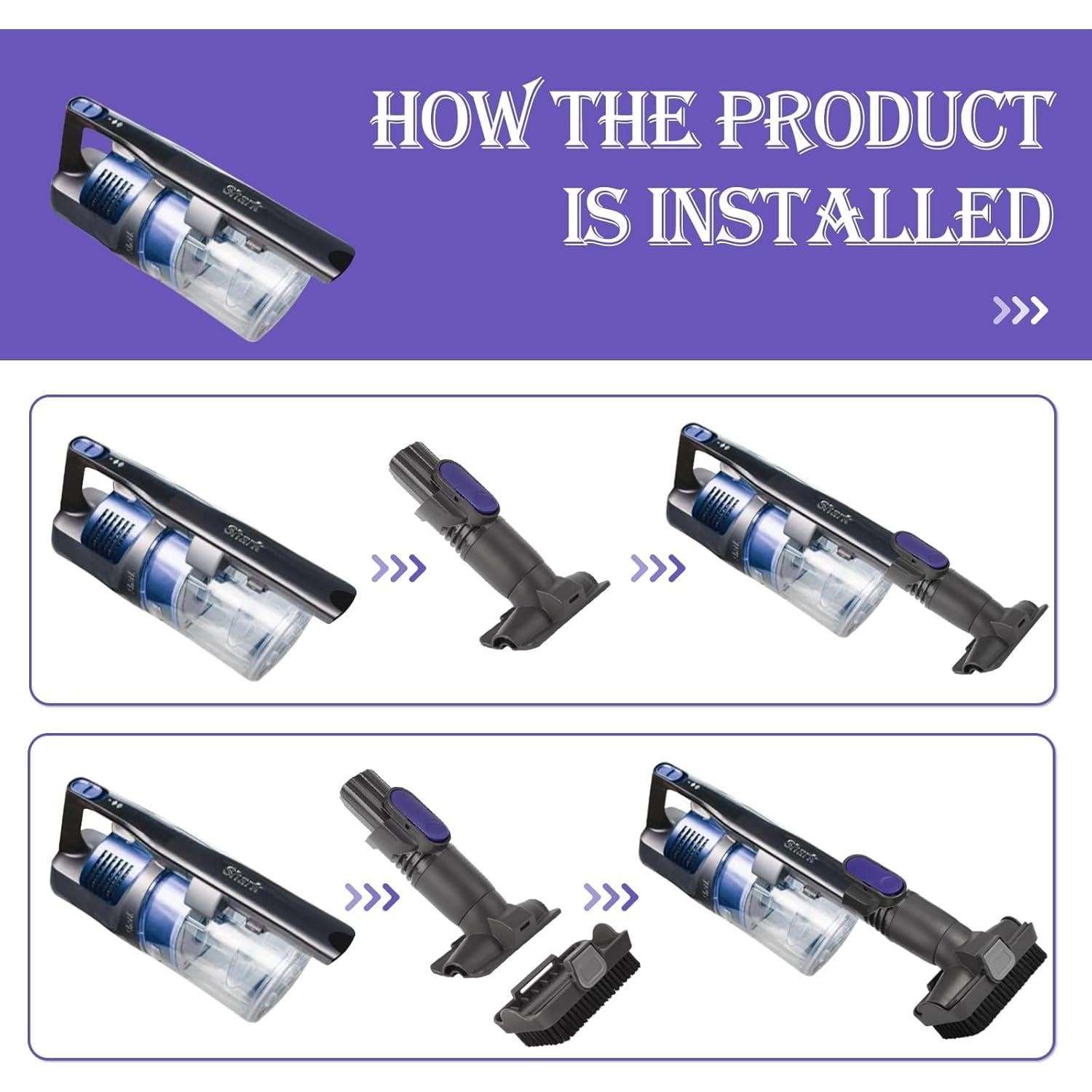 Accesorios de Aspiradora QINAN 2 en 1 para Shark IX141